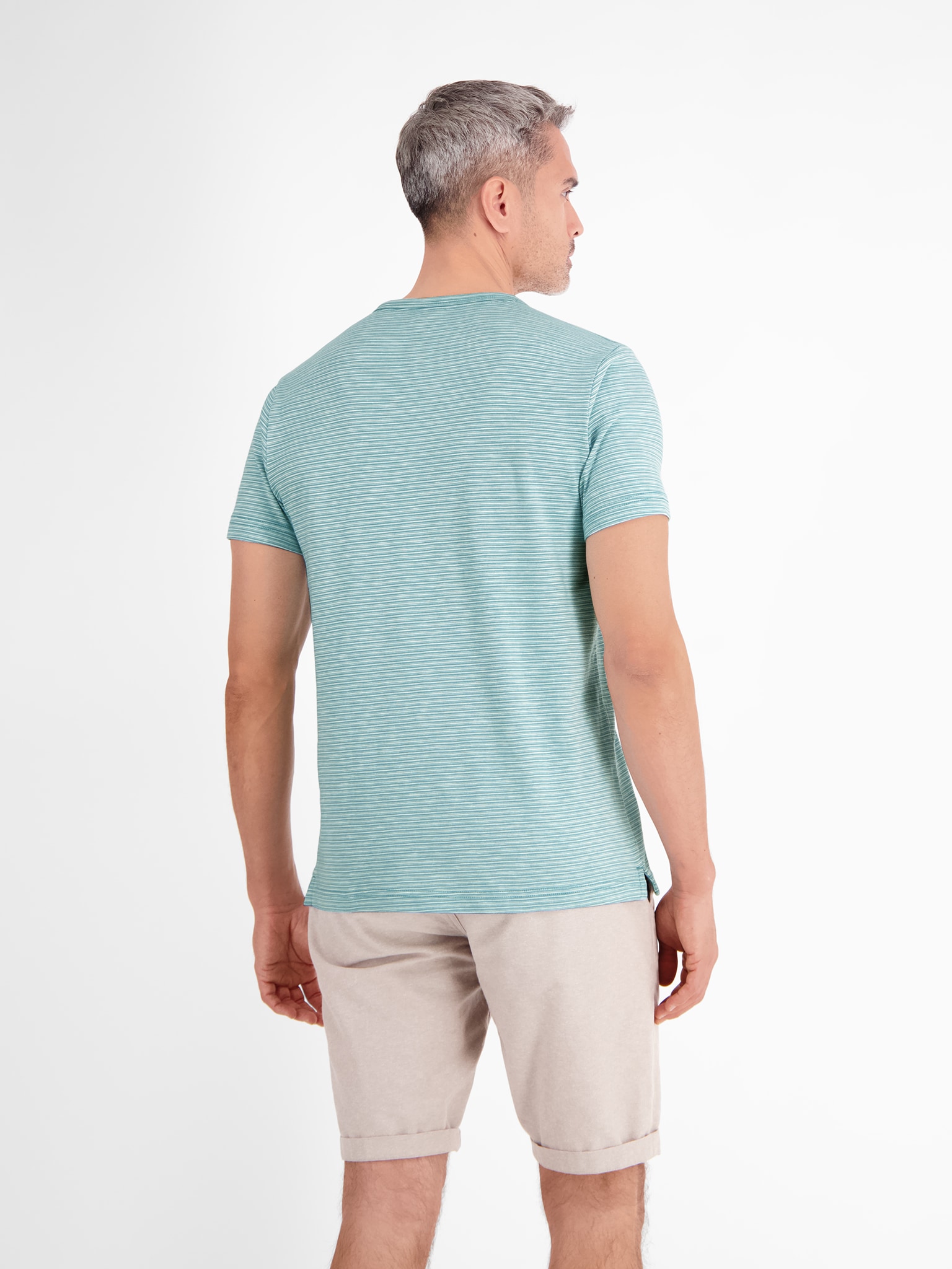 LERROS T-Shirt, mit Serafino Kragen