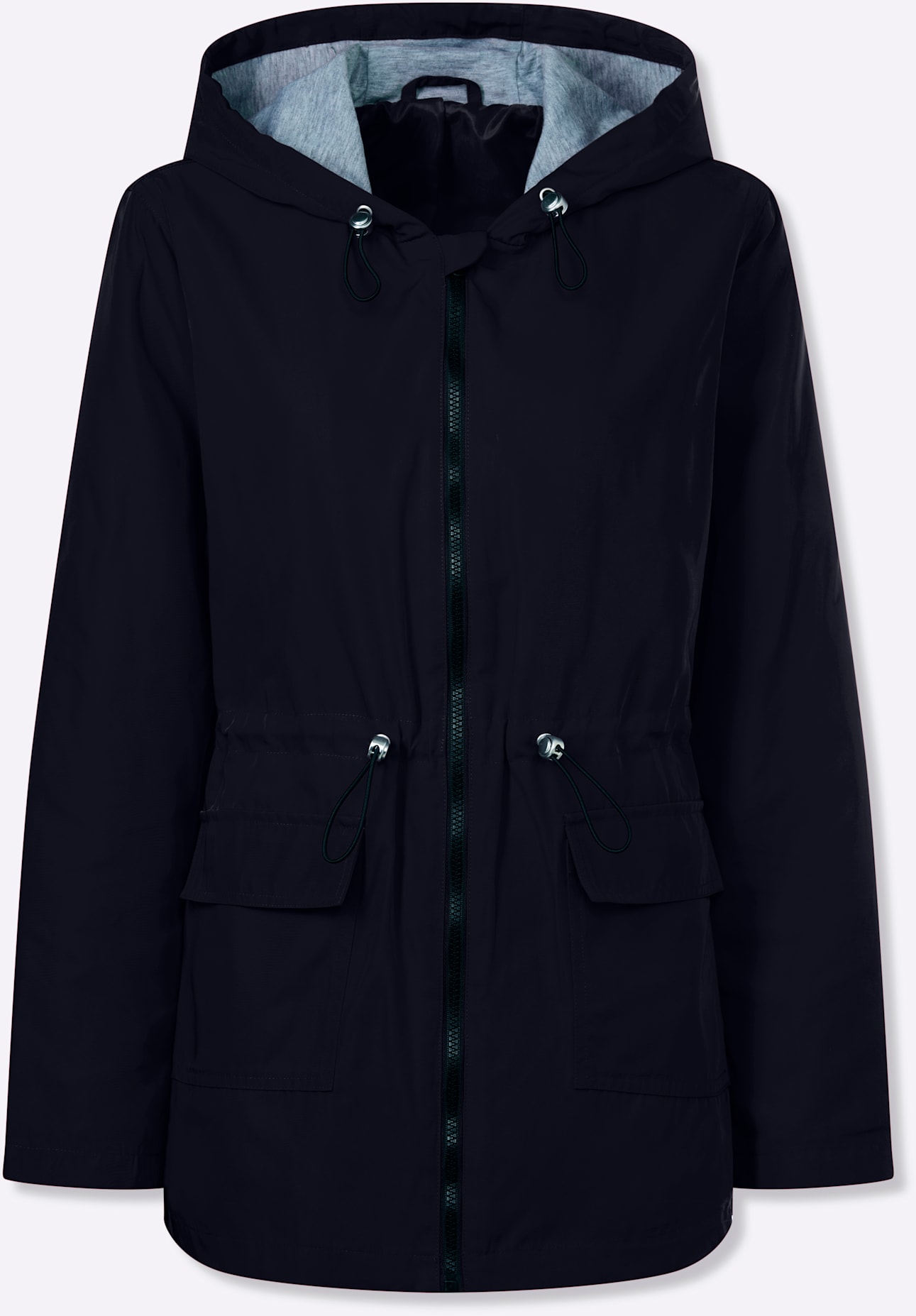 Thumbnail - Classic Basics Langjacke mit Kapuze