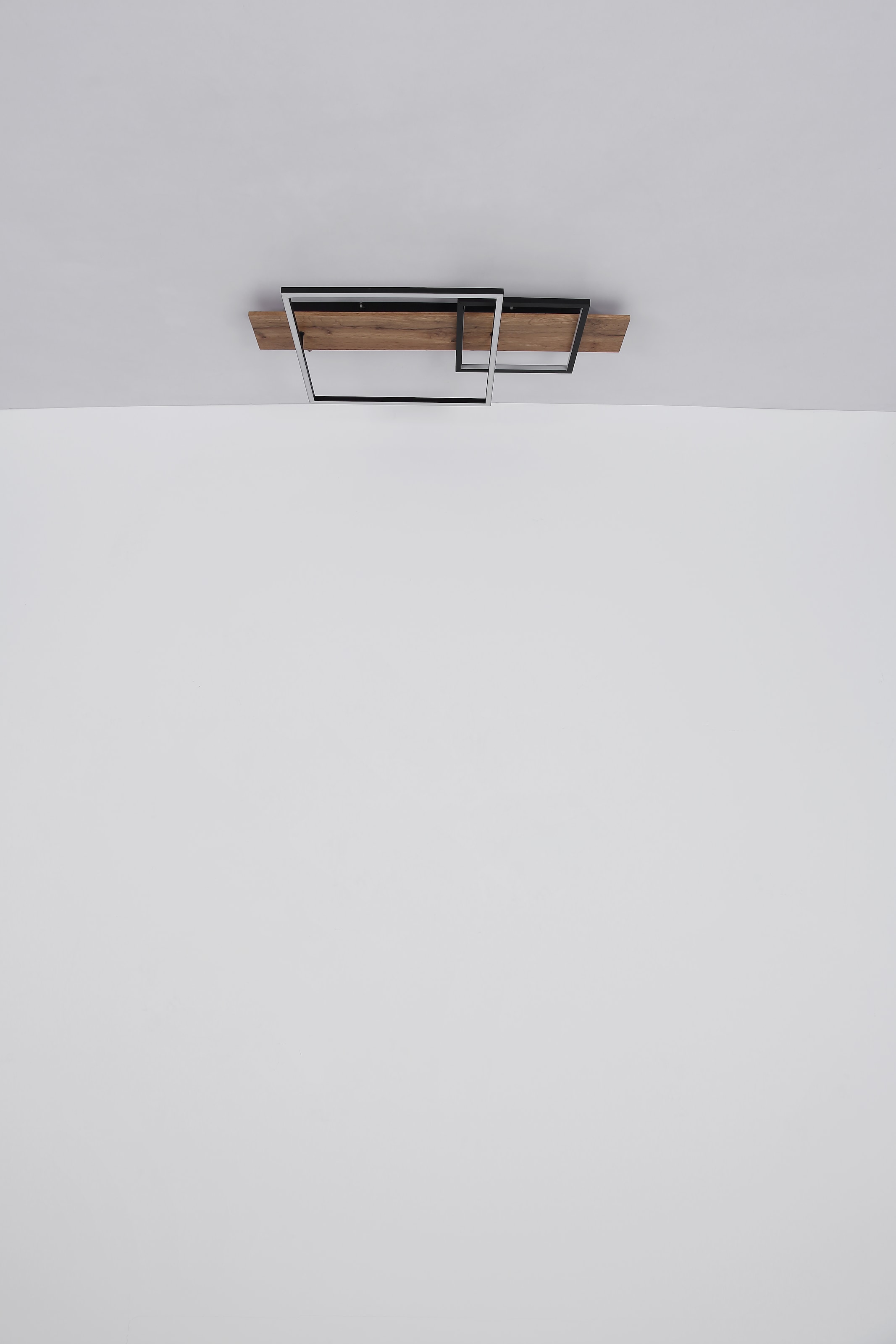GLOBO LIGHTING LED Deckenleuchte »VANNI«, Leuchtmittel LED-Modul | LED fest integriert, Deckenlampe/Wohnzimmer/Schlafzimmer/modern/Holz