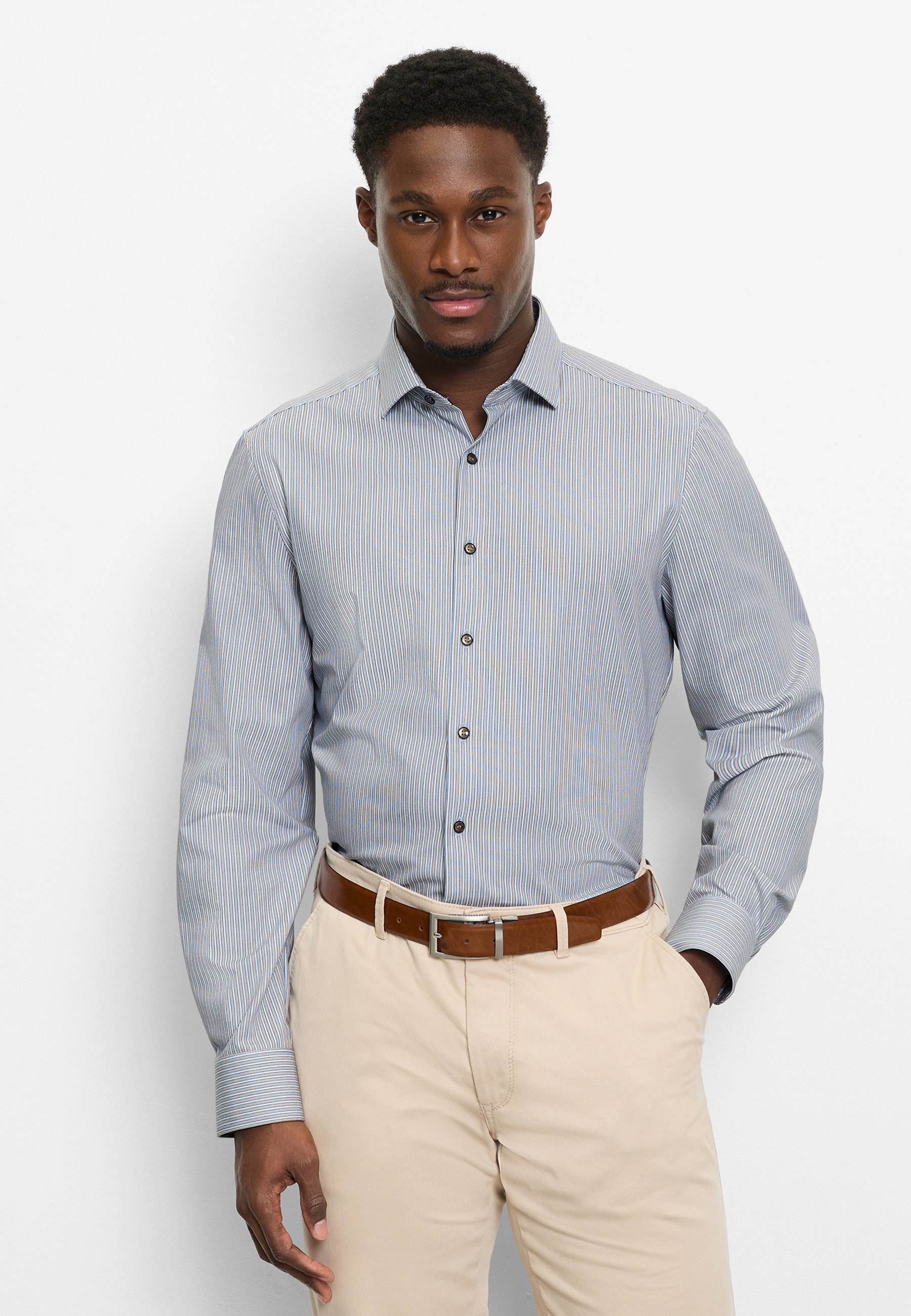 OLYMP Businesshemd "OLYMP Level Five 24/Seven, body fit, Modern Kent" günstig online kaufen