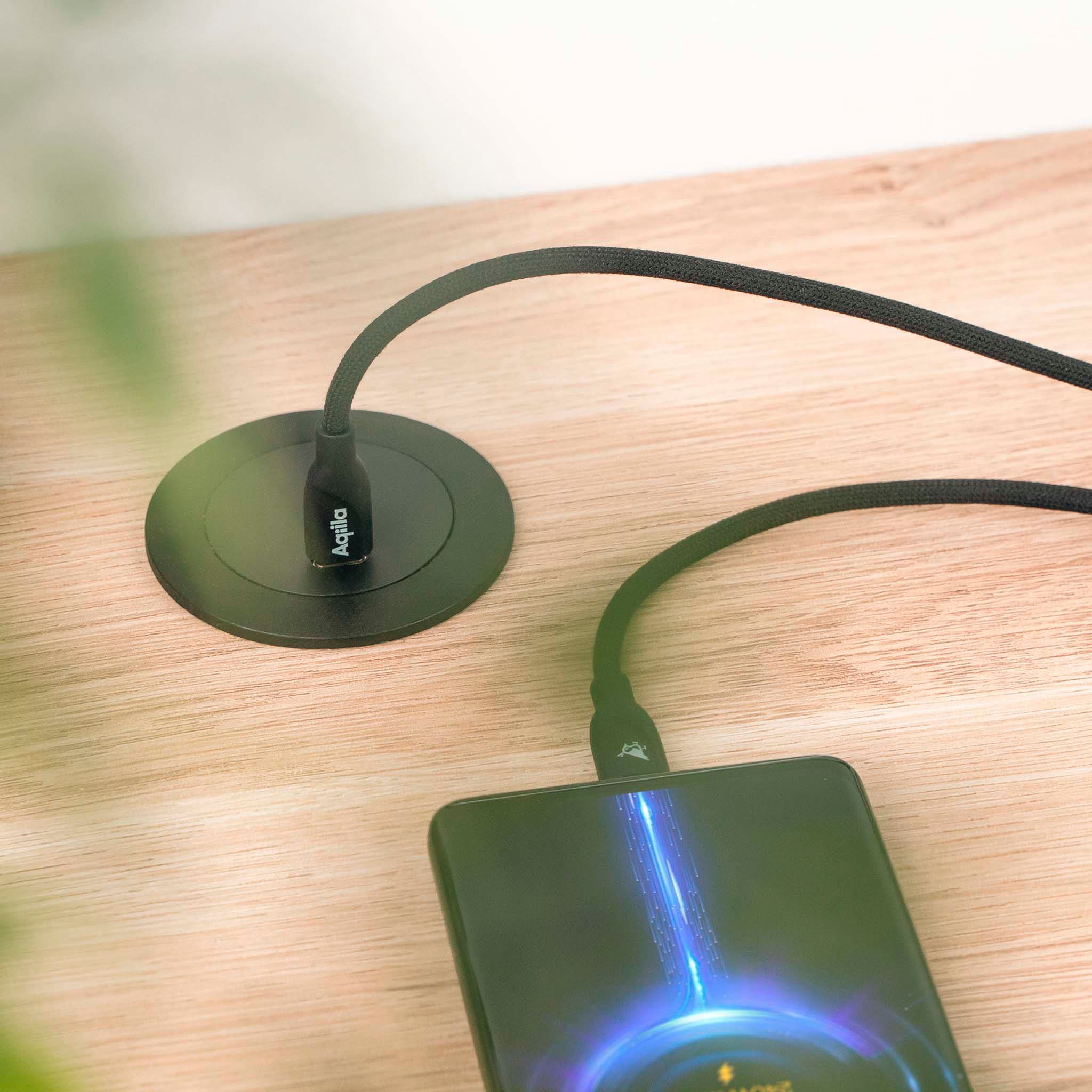 Aqiila USB-Kabel »Cablebird CB13 Lade- / Sync - Kabel 240W Type C Type C 3 Meter«, USB-C, USB-C, 300 cm