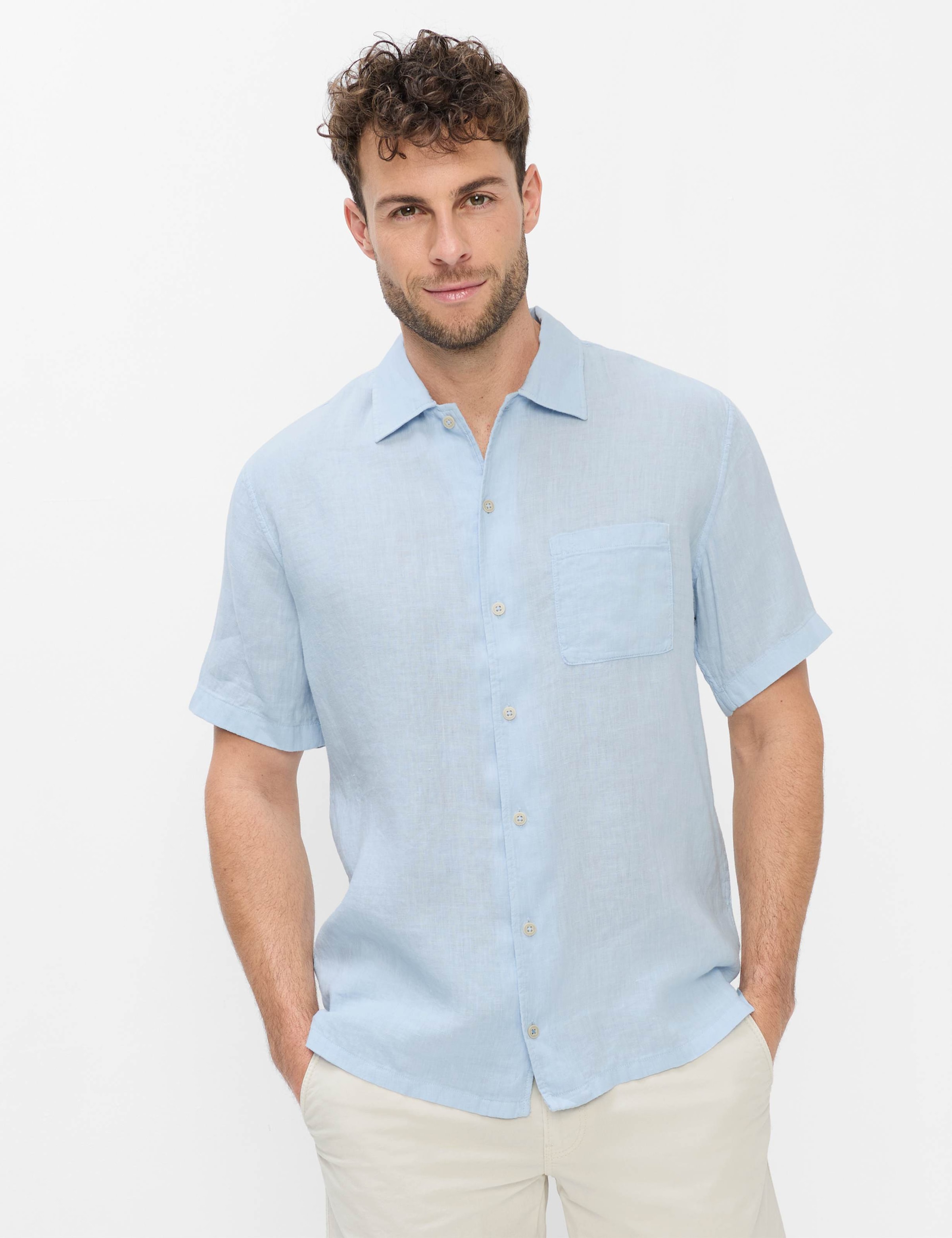 Brax Leinenhemd »Style LUKE«