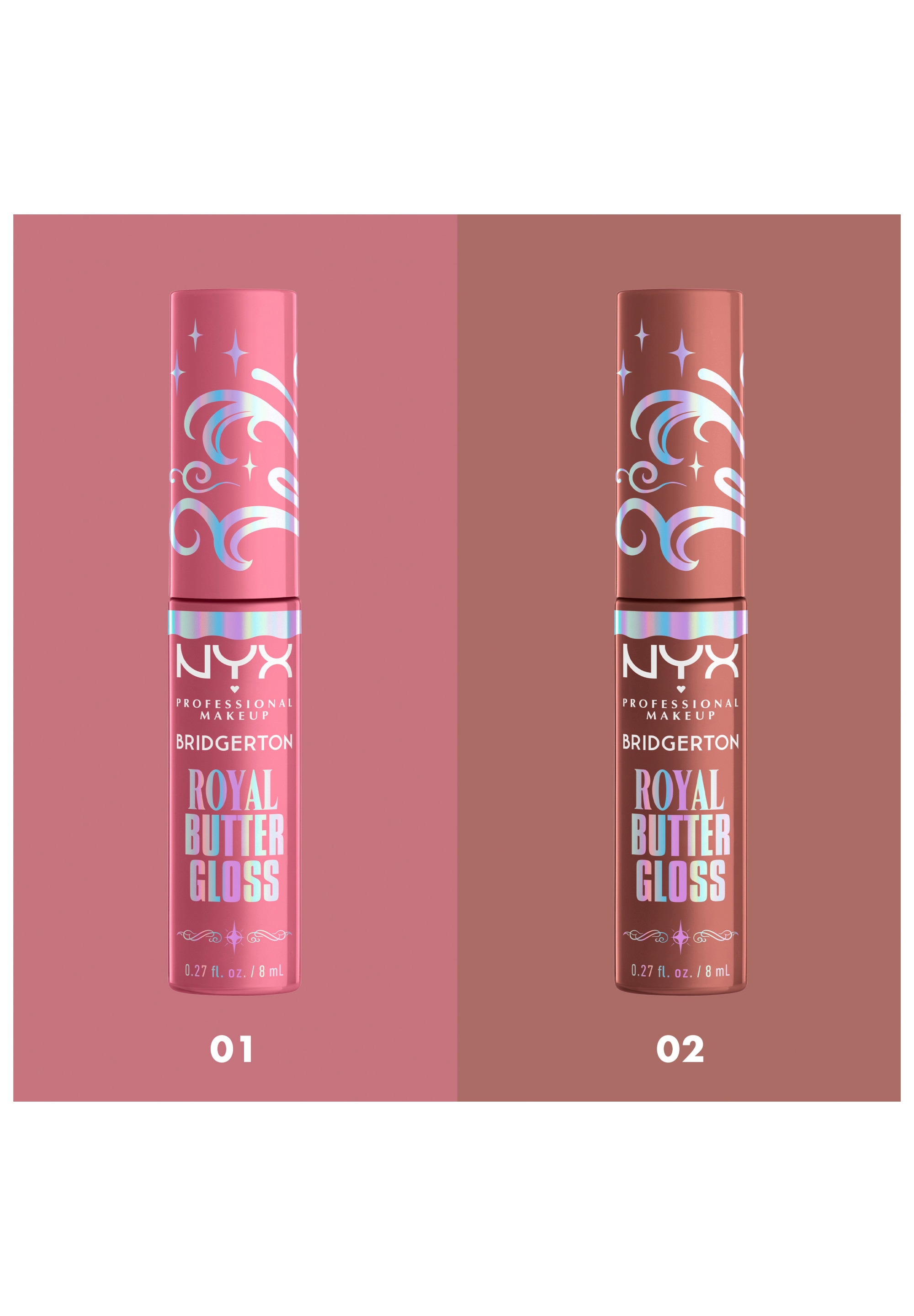 NYX Lipgloss »Bridgerton Royal Butter Lipgloss 1 Angel Food Cake«