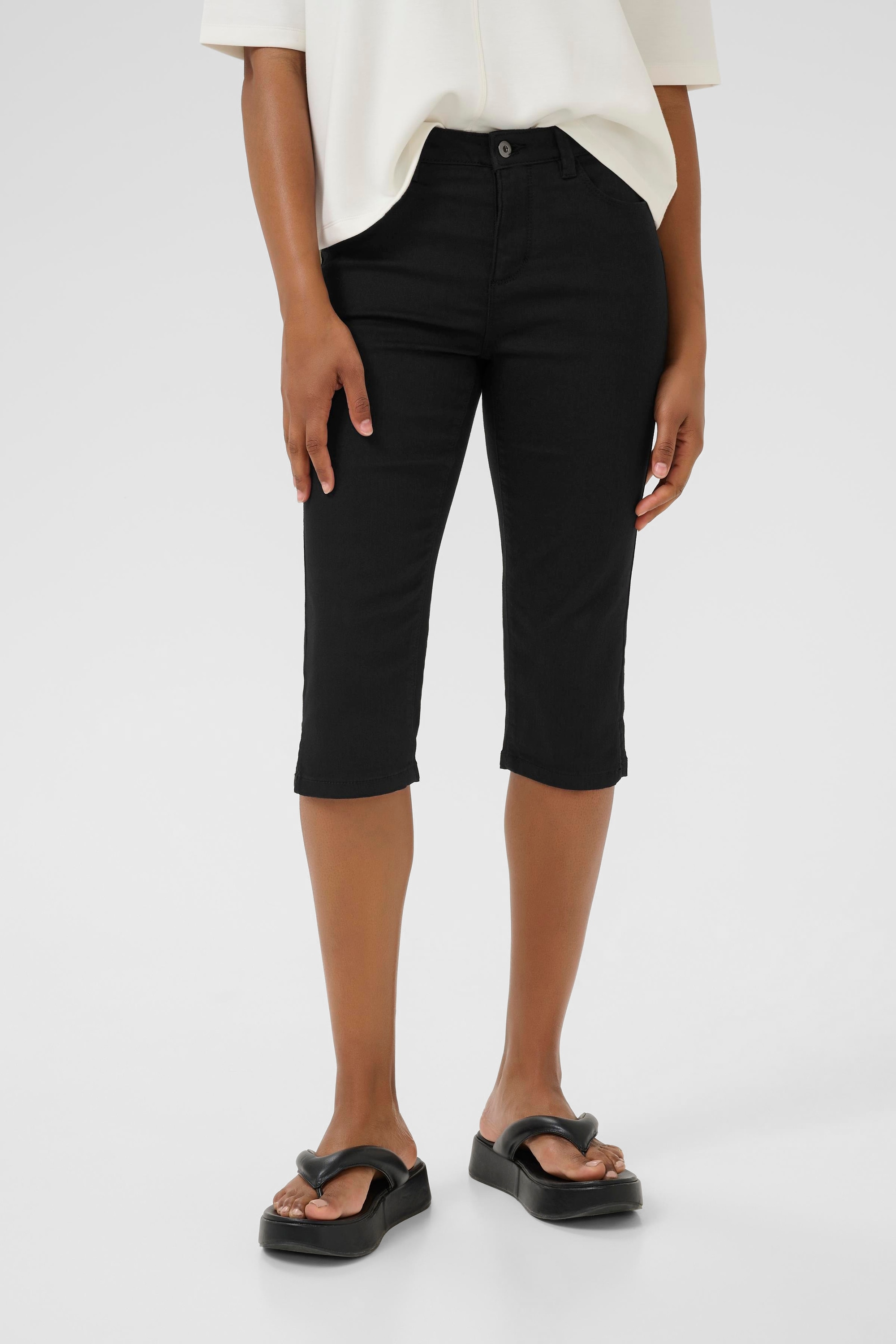 KAFFE Caprijeans »Damen Denim Caprihose KAzelina«