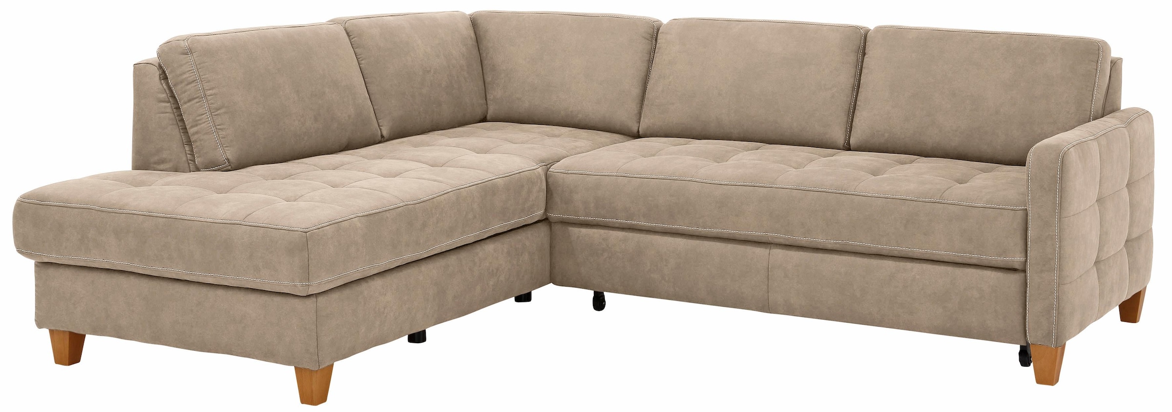 Home affaire Ecksofa »Earl L-Form«, wahlweise auch mit Bettfunktion oder Bettfunktion mit Bettkasten