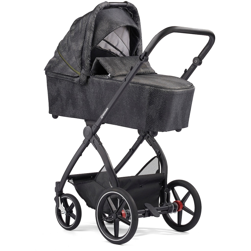 Gesslein Kombi-Kinderwagen »FX4 Soft+ mit Aufsatz Classic schwarz/schwarz, schwarzgrau«