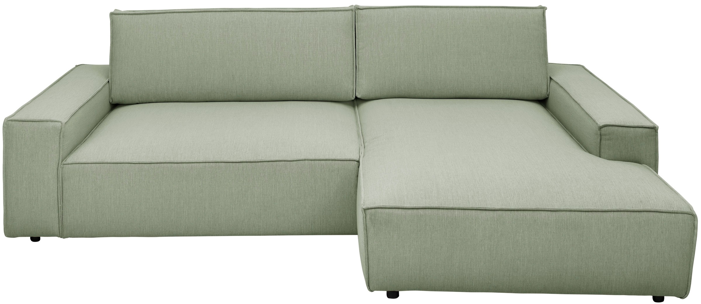 Home affaire Ecksofa »NEU: SHERWOODL XXL 284, Big-Sofa L-Form, tiefe Sitzfläche 95 cm, Cord,«, Leinenoptik, Recamiere rechts/links, auch als Schlafsofa stellbar