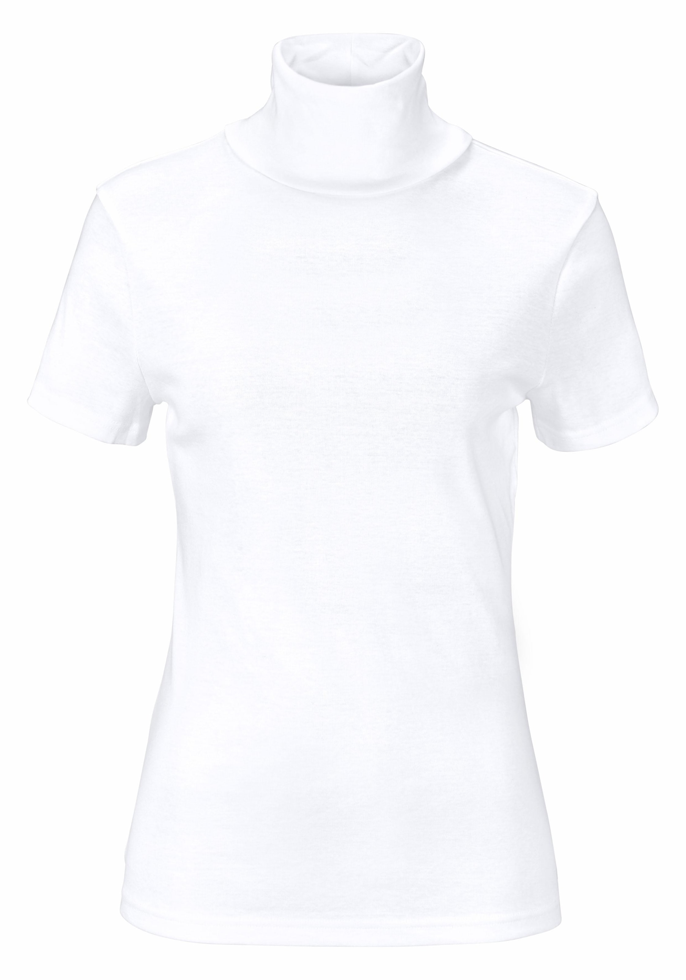 Flashlights Rollkragenshirt, (Packung, 2 tlg., 2er-Pack), eng geschnitten, aus elastischem Material, im 2er-Pack