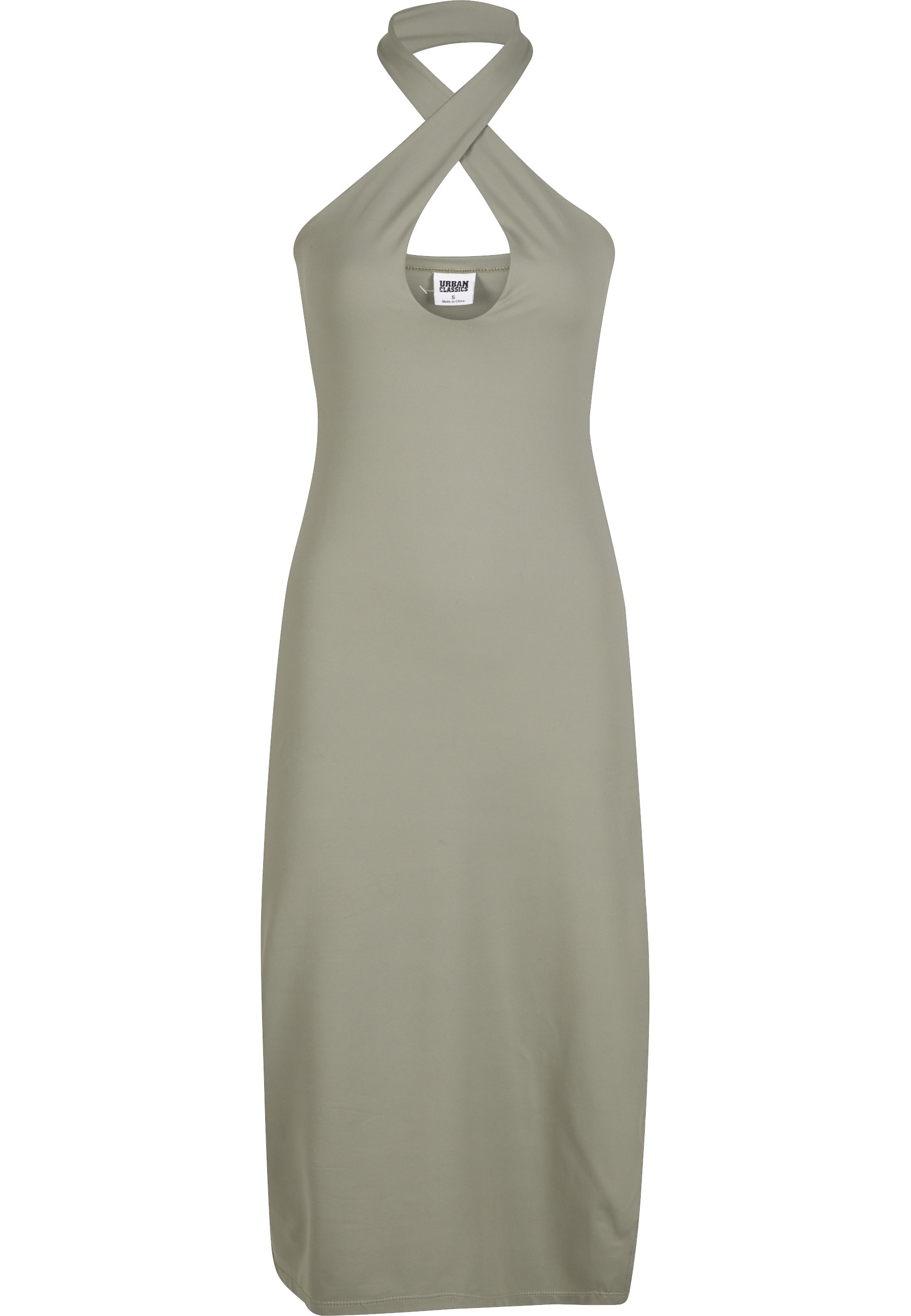 URBAN CLASSICS Shirtkleid "Urban Classics Ladies Crossed Neckholder Dress" günstig online kaufen