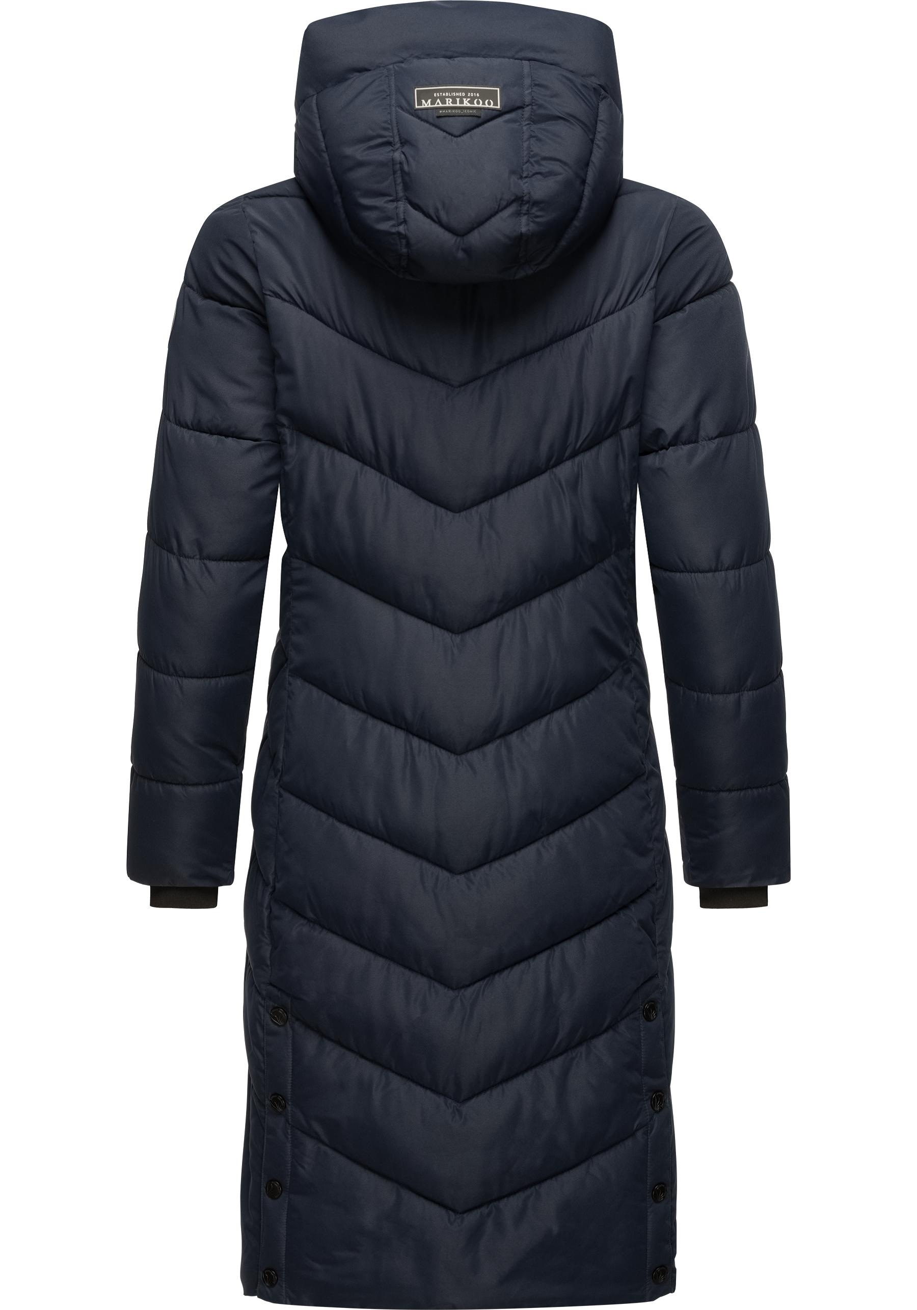 Marikoo Steppmantel »Sahnekatzii XIV-1« Wintermantel mit kuschlig warm wattiertem Kragen