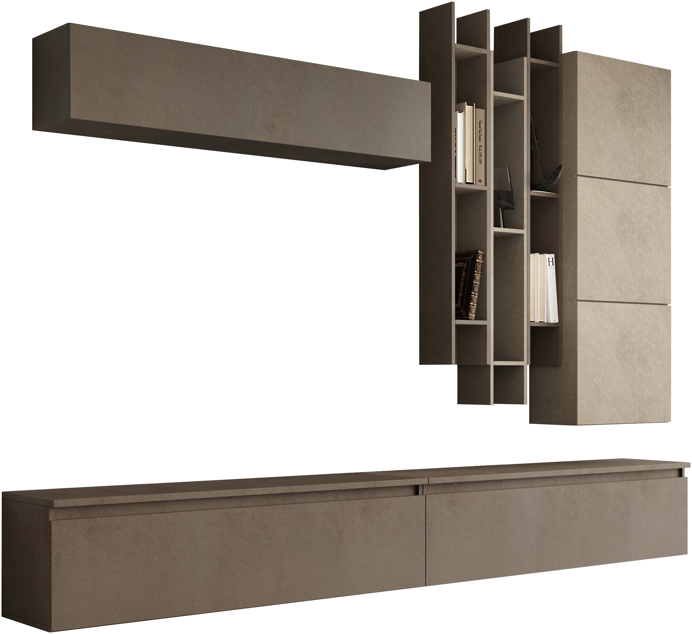 Home affaire Wohnwand "Infinity, 9tlg. Breite 276 cm, Höhe variabel, Schran günstig online kaufen