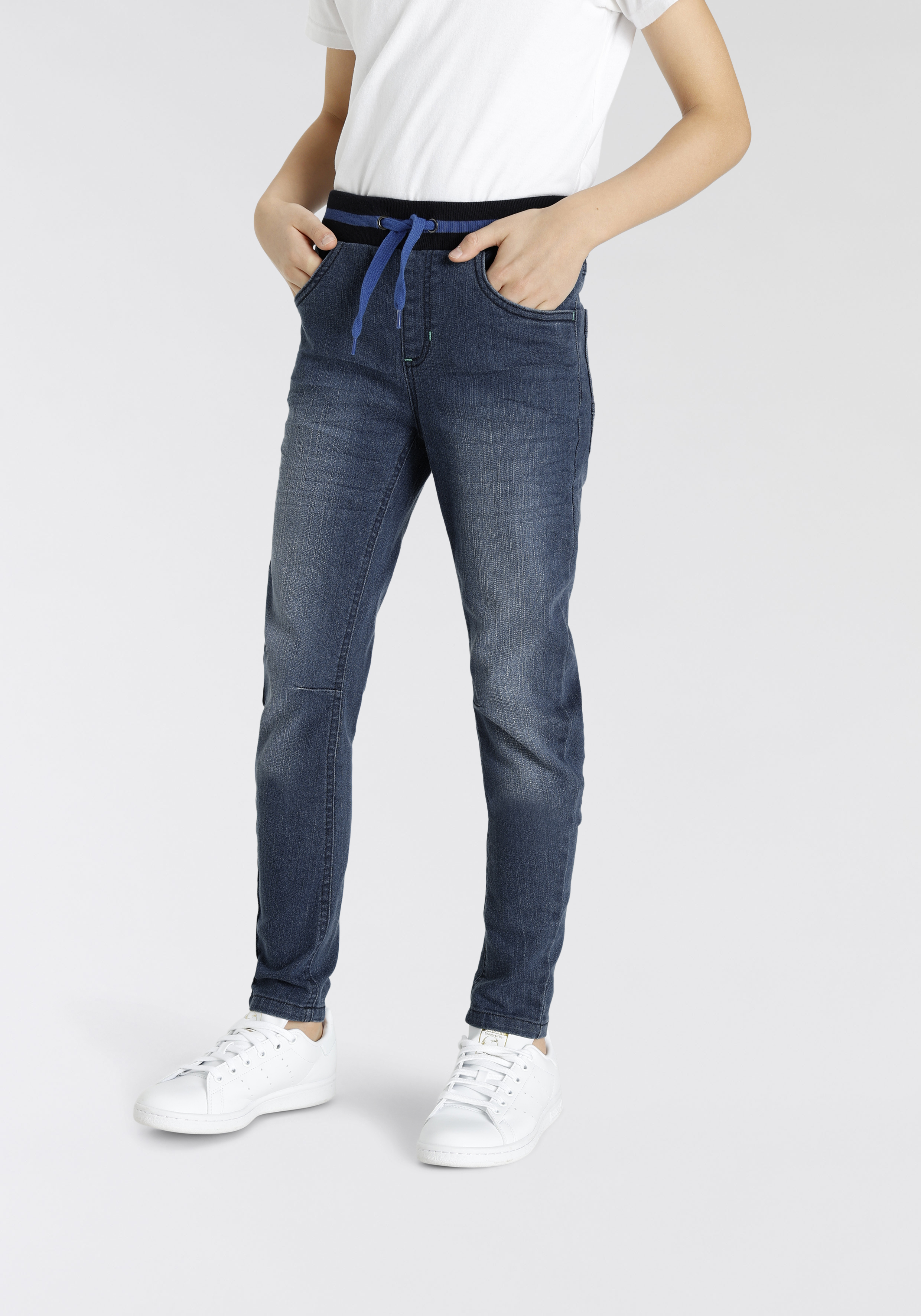 Stretch-Jeans »Denim«, in authentischer Waschung