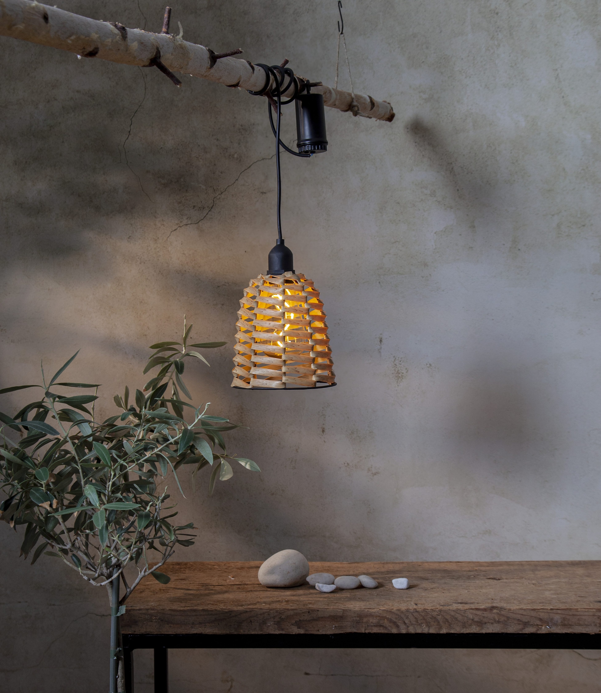 Parforce Traditional Hunting Dekolicht »Außendekoration Twine« LED-Board 1 Stk. Warmweiß Rattan-Optik in PE-Material, warmweißes Filament-Licht, 6/18-h-Timer