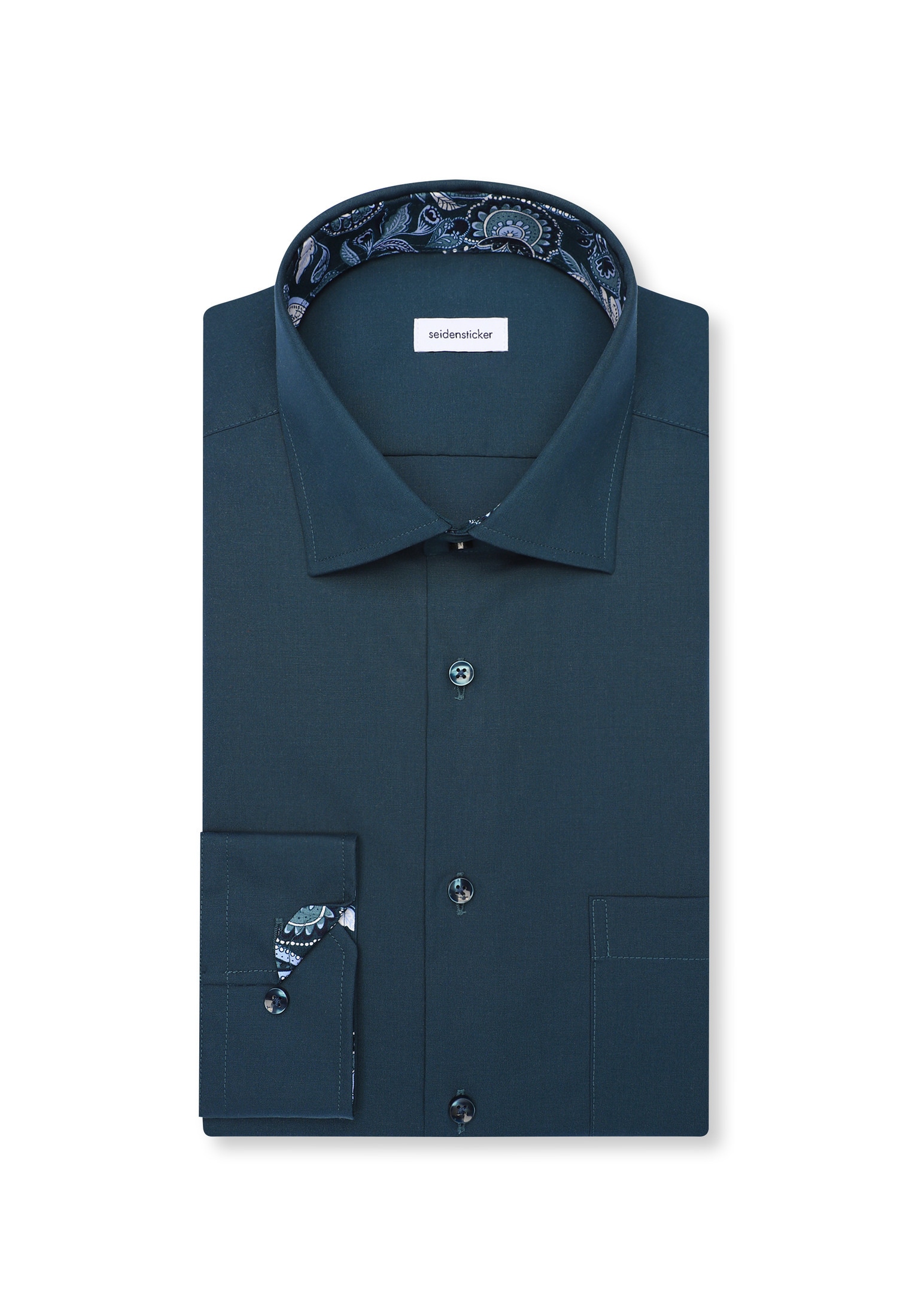 seidensticker Businesshemd »Regular« Regular 1/1 Kentkragen Uni