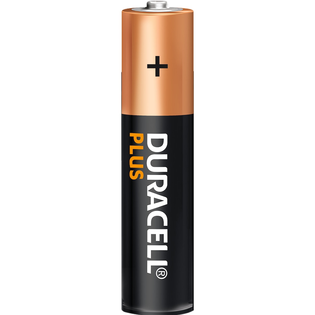 Duracell Batterie »Plus Micro/AAA/LR03«, LR03, 1,5 V, (10 St., Alkaline Batterie, 10 Stück)