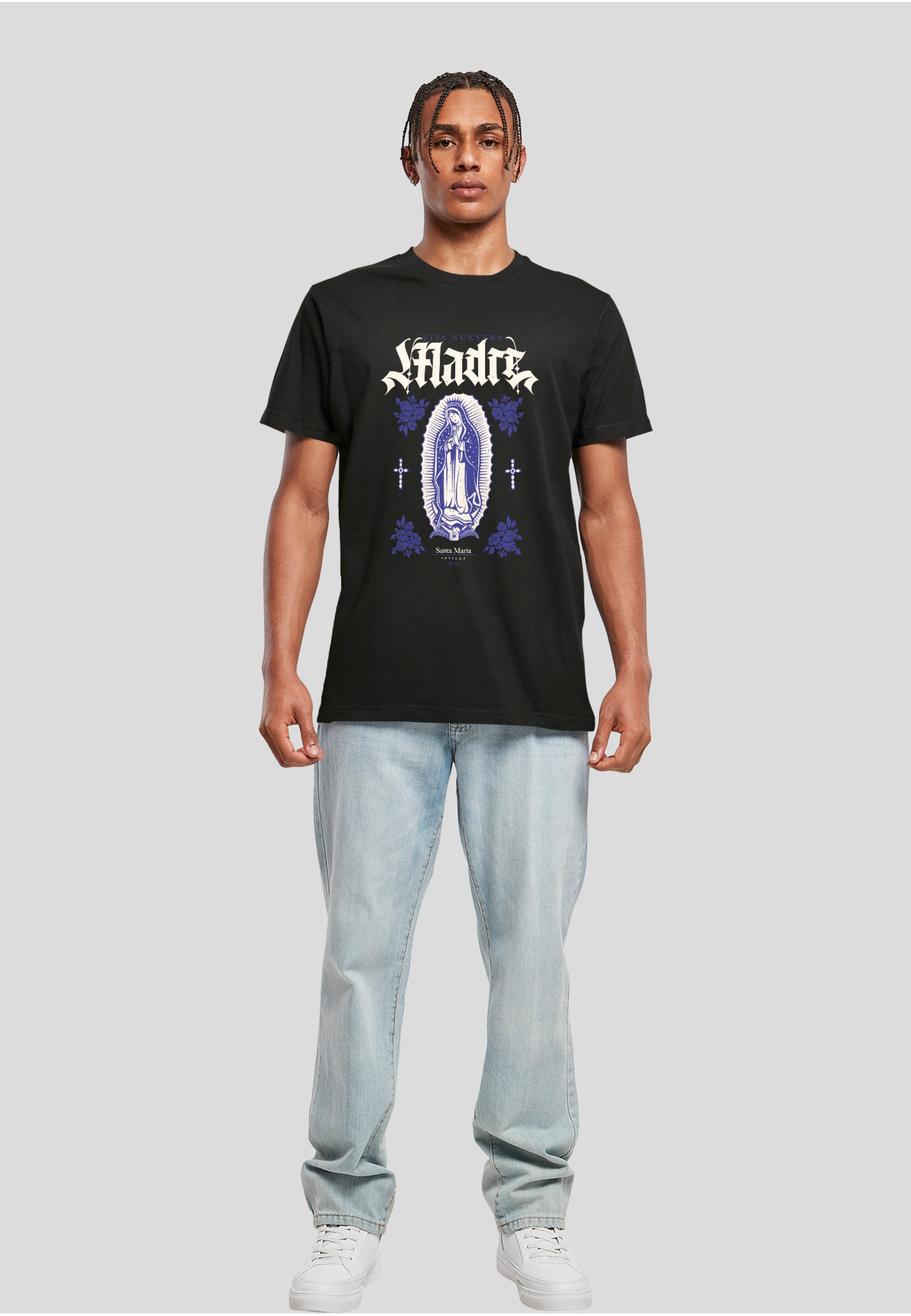 MisterTee T-Shirt »MisterTee Herren Viva Nuestra Madre Tee« 1 Stk.