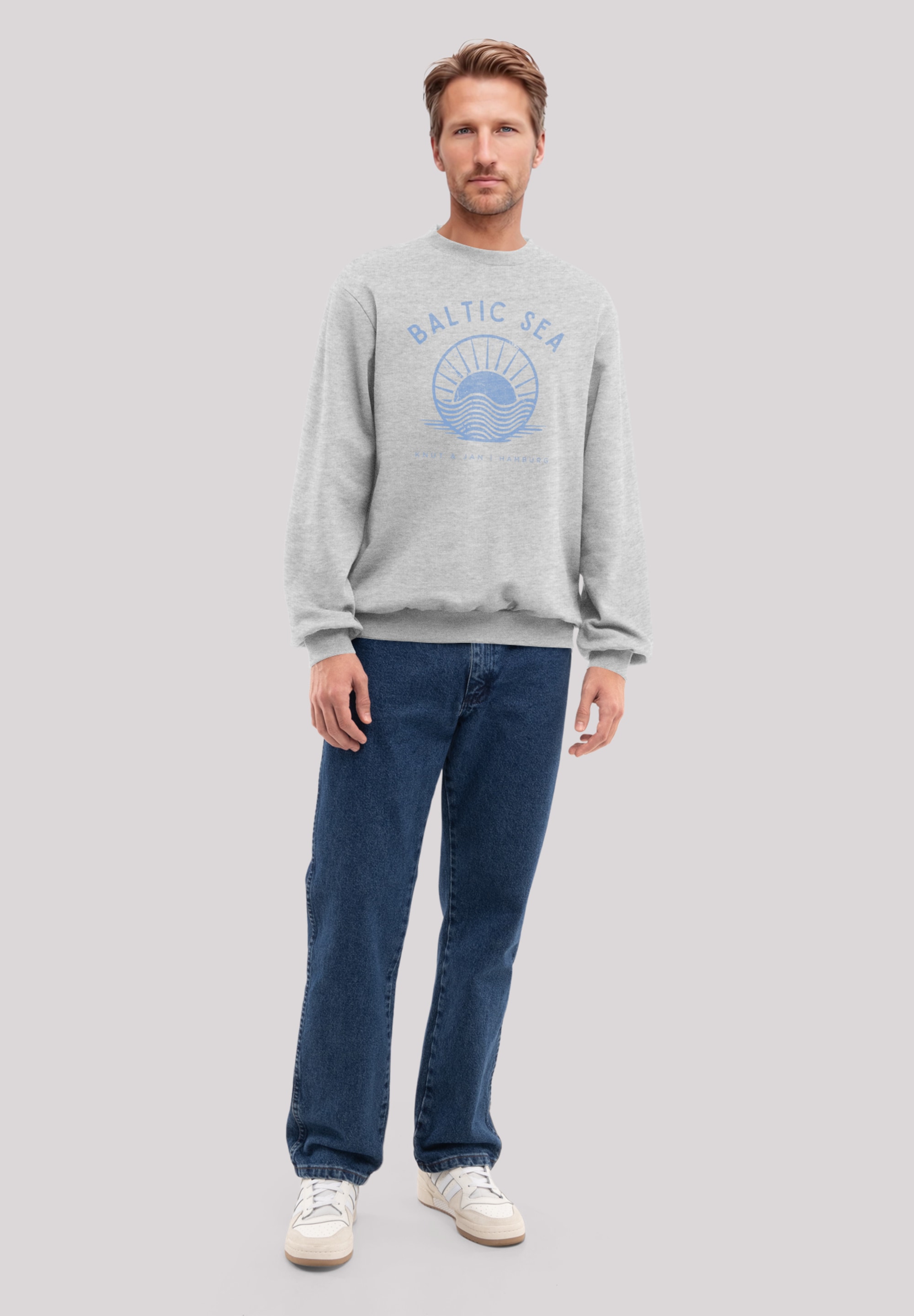 F4NT4STIC Sweatshirt »Baltic Sea Knut und Jan«, Osteee Kollektion, Urlaub, Ahoi Moin