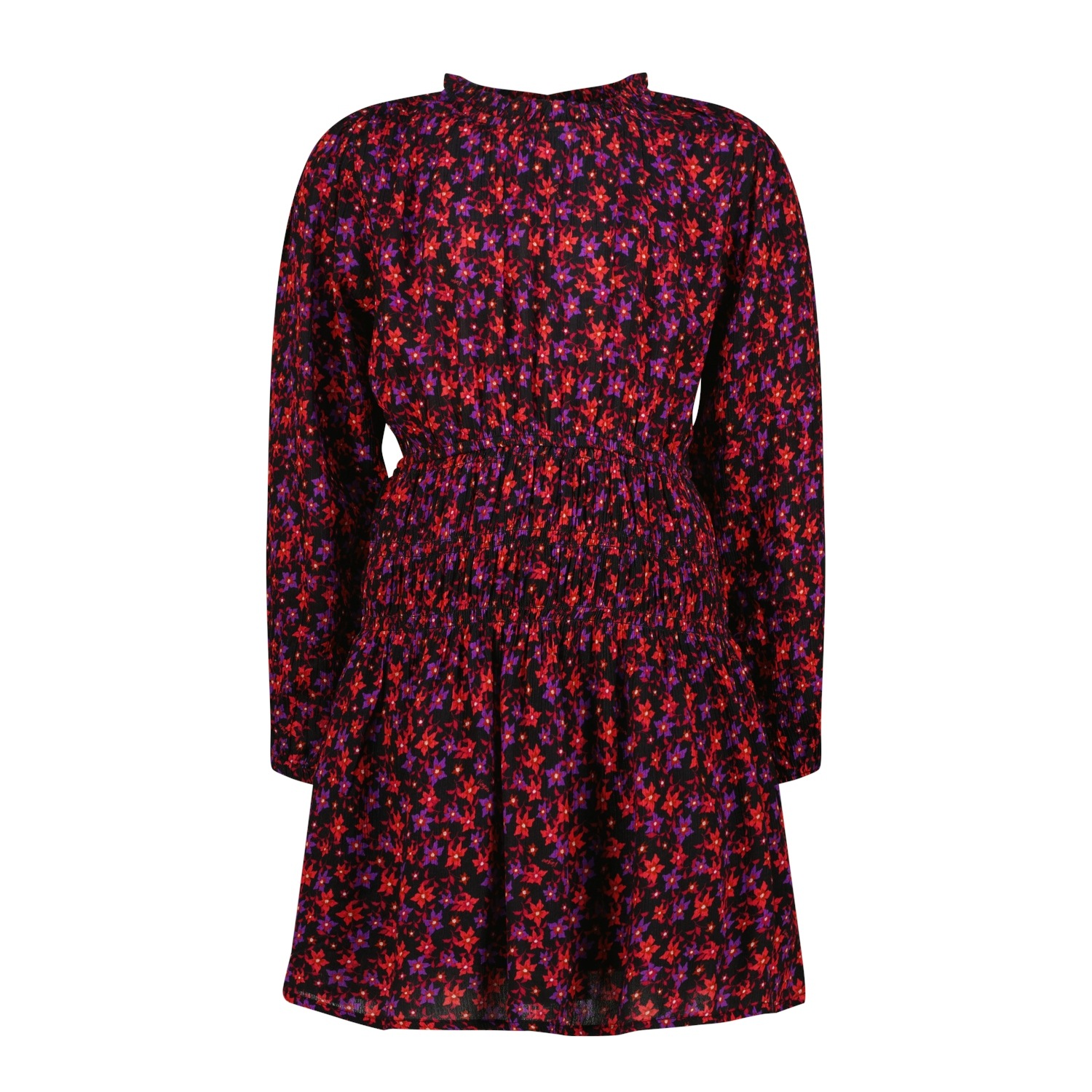 Vingino Blusenkleid mit Allover-Muster / Langarm / Für Girls / Viskose