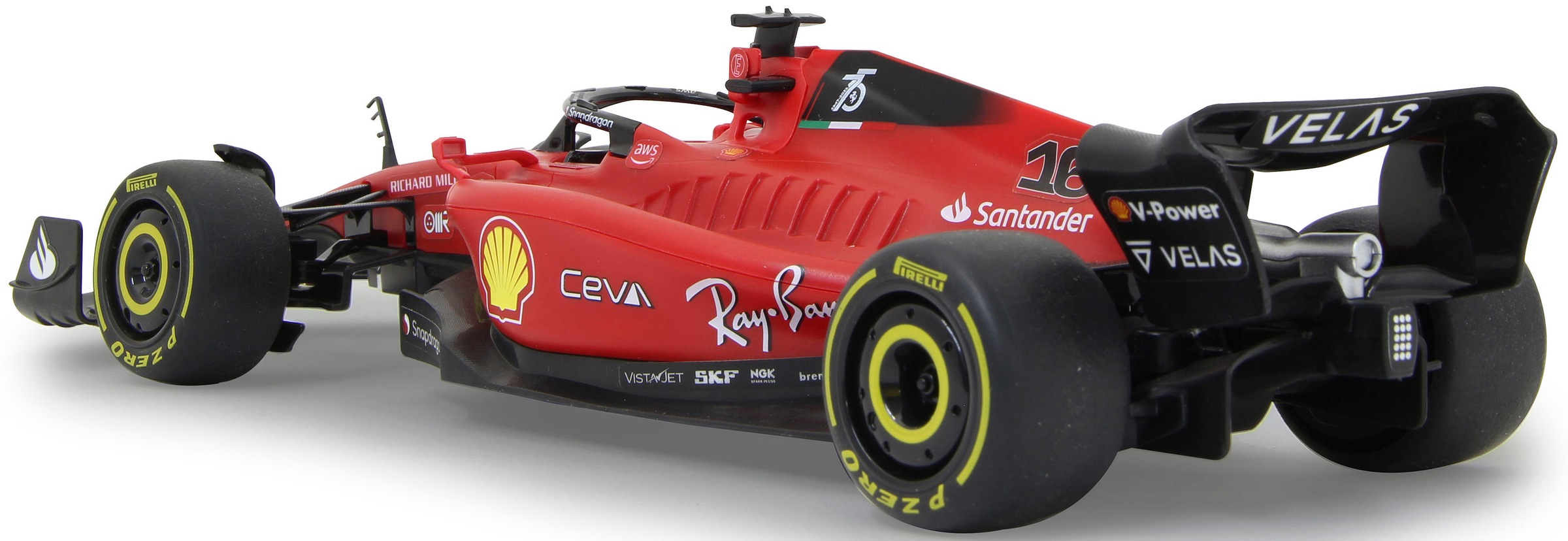 Jamara RC-Auto »Deluxe Cars, Deluxe Cars, Ferrari F1-75 1:18, rot - 2,4 GHz«