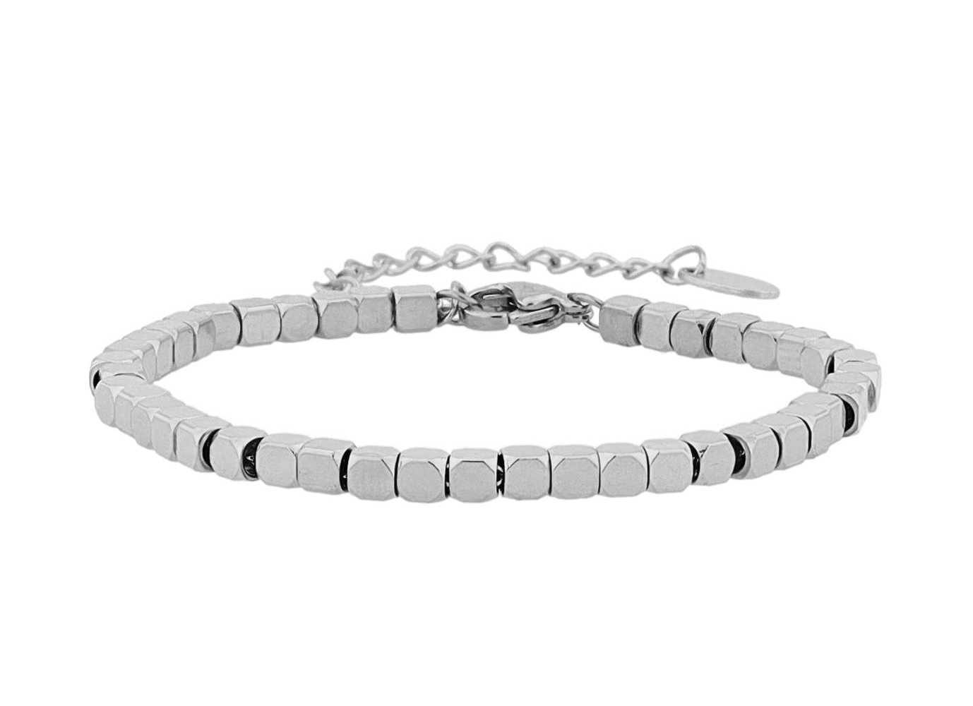 Adelia´s Gliederarmband »Damen Armband – Kugelarmband aus Edelstahl 15+5 cm« Zum Verschenken an Menschen, die Ihnen am Herzen liegen