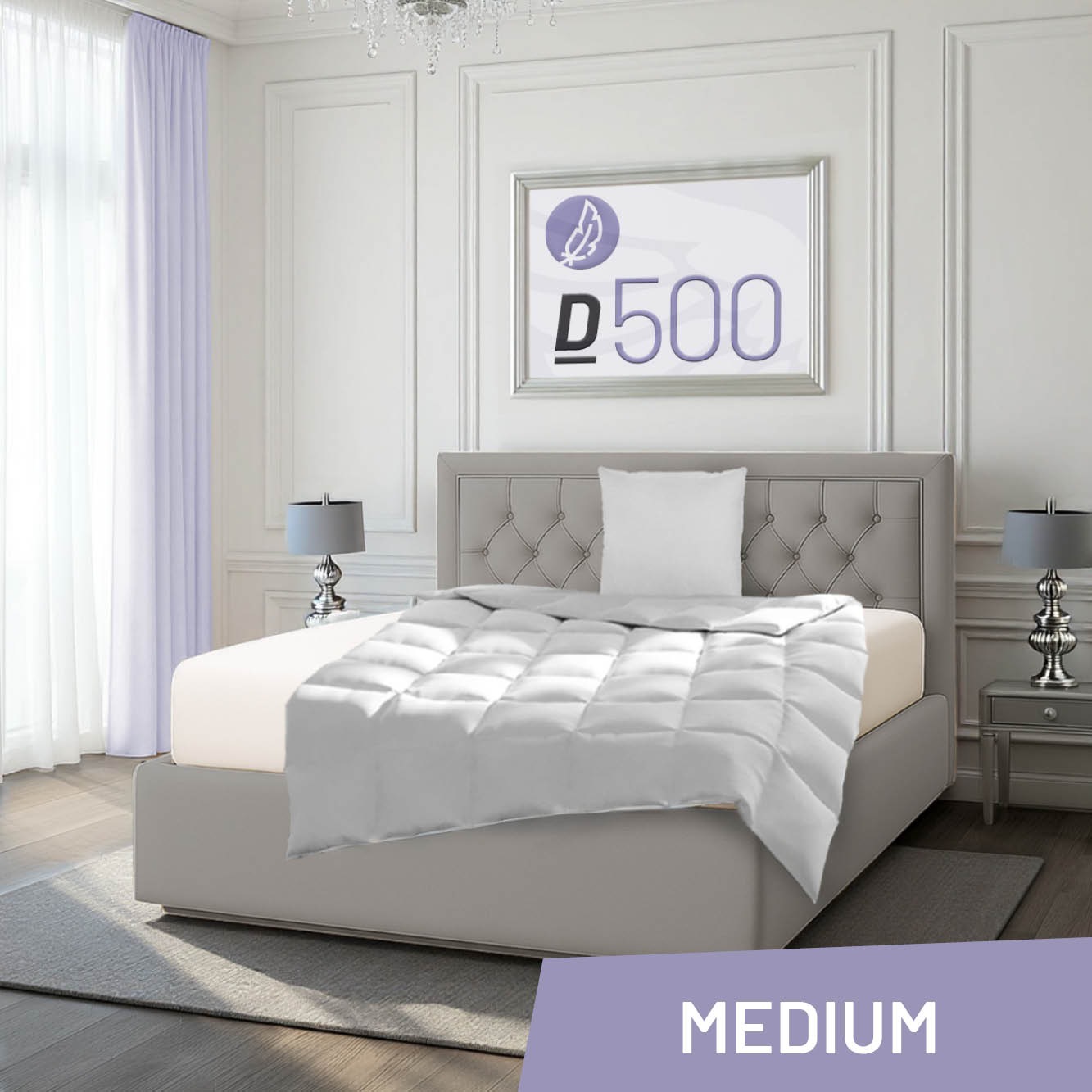 Schlafstil Gänsedaunenbettdecke "D500" normal Füllung 90% Gänsedaunen, Klas günstig online kaufen