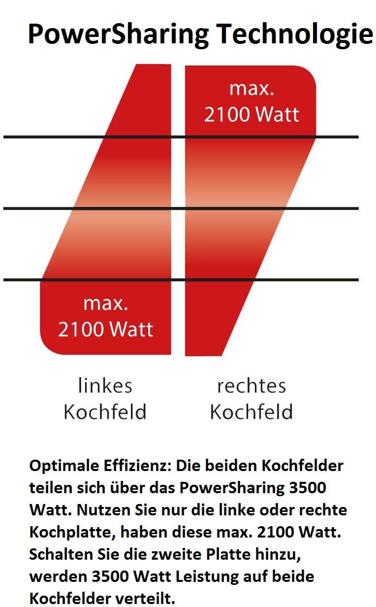 Caso Doppel-Induktionskochplatte »S-Line 3500«, 54 cm breit