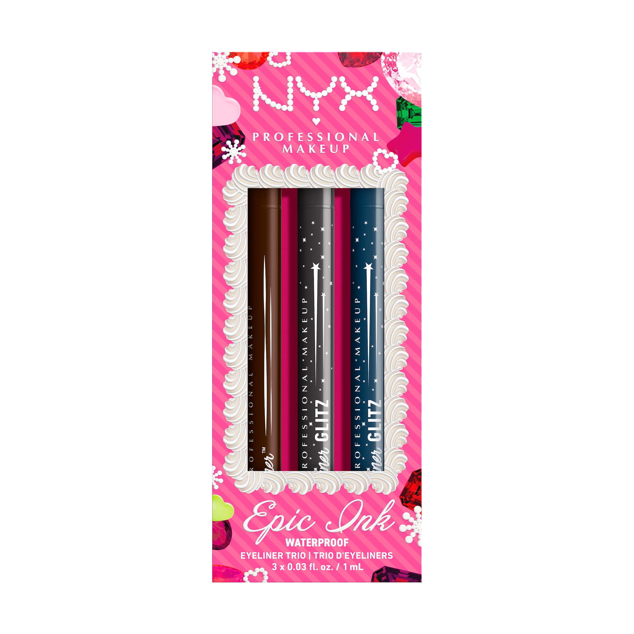 NYX PROFESSIONAL MAKEUP Eyeliner »EPIC INK LINER TRIO SET«