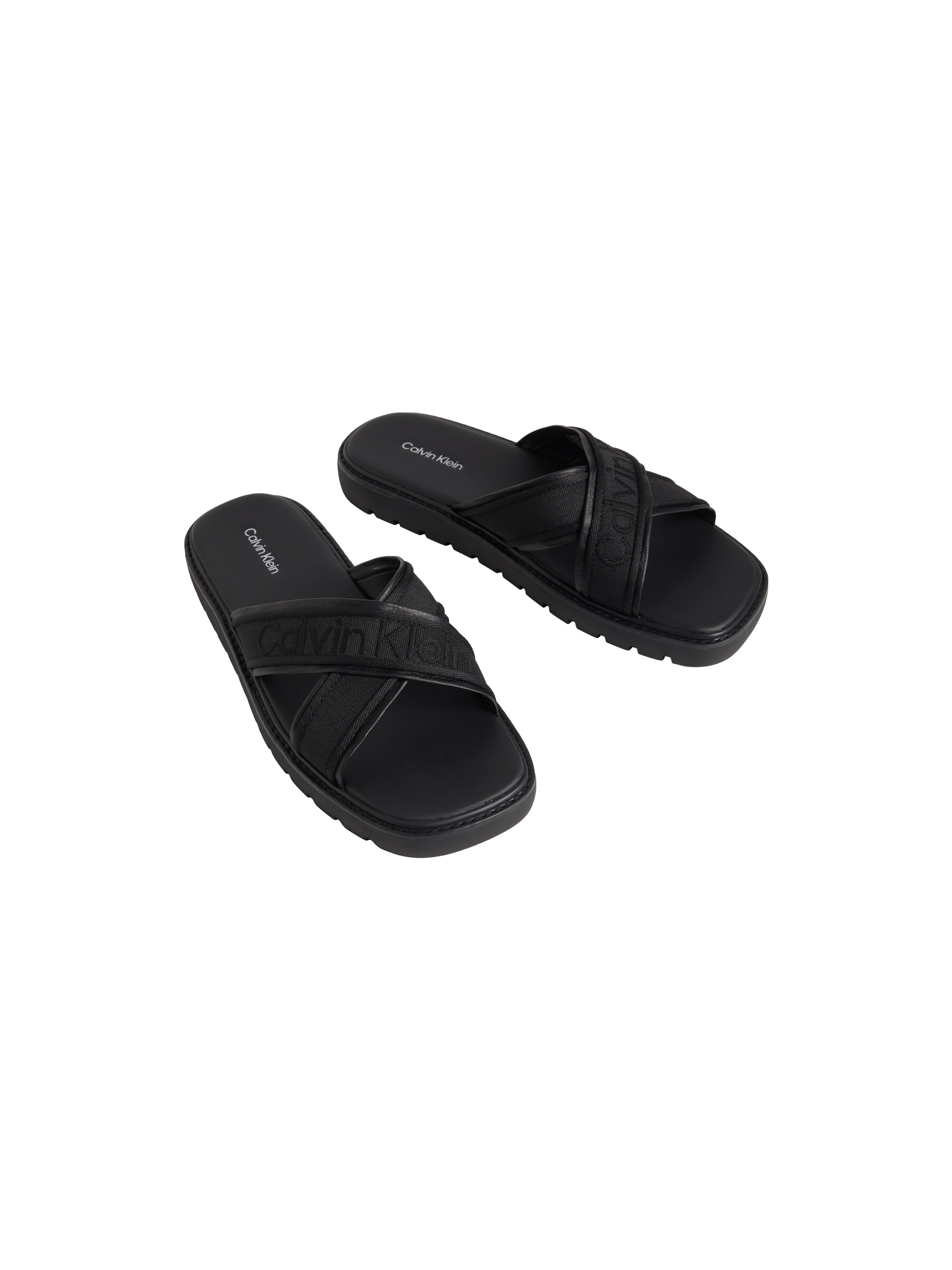 Calvin Klein Pantolette "SQ MOLDED SANDAL XCROSS WB" Strandschuh, Sommersch günstig online kaufen