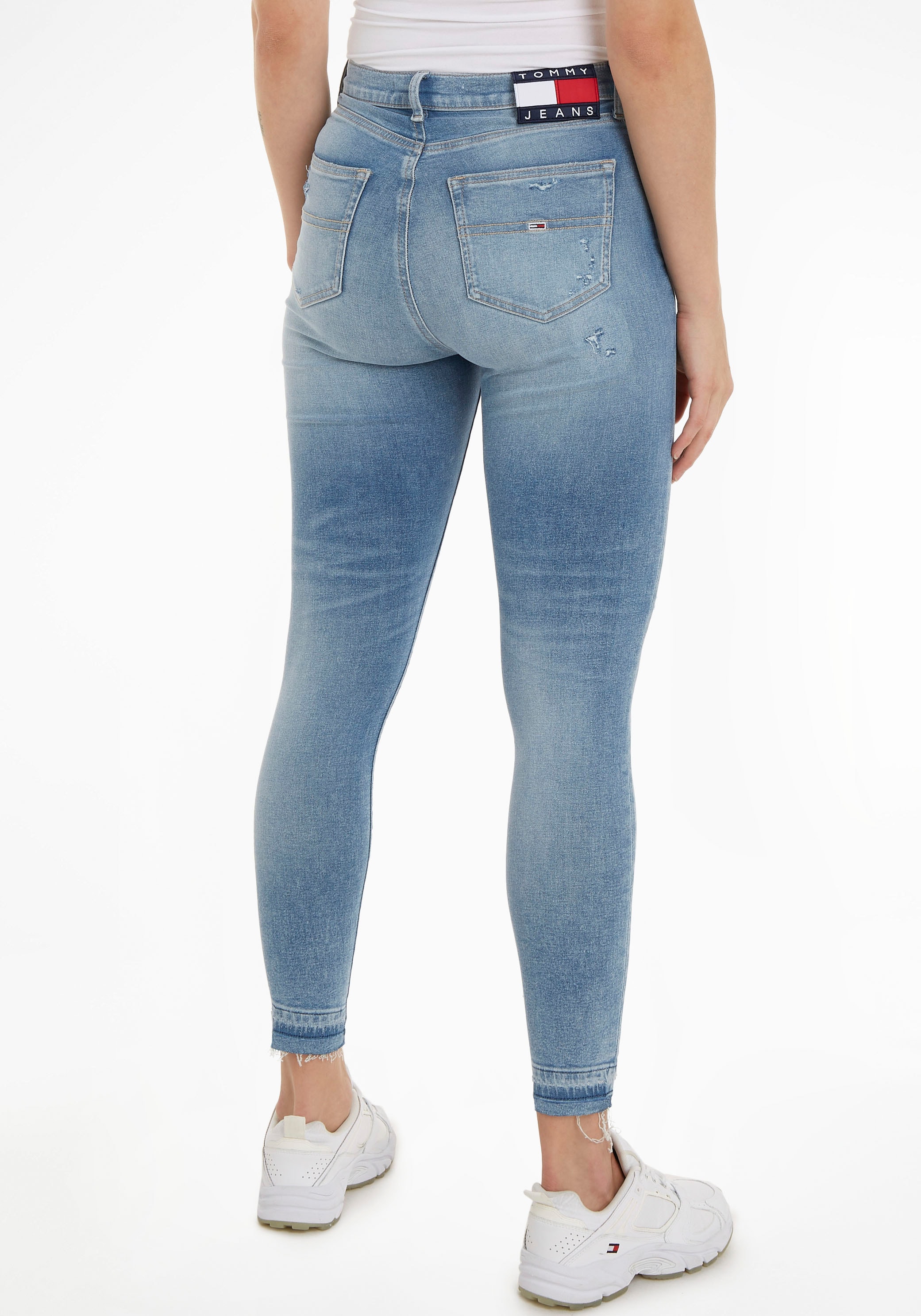 Skinny-fit-Jeans und Tommy SSKN Logobadge | HR ANK »SYLVIA Logostickerei für mit kaufen BAUR Jeans CG7216«,