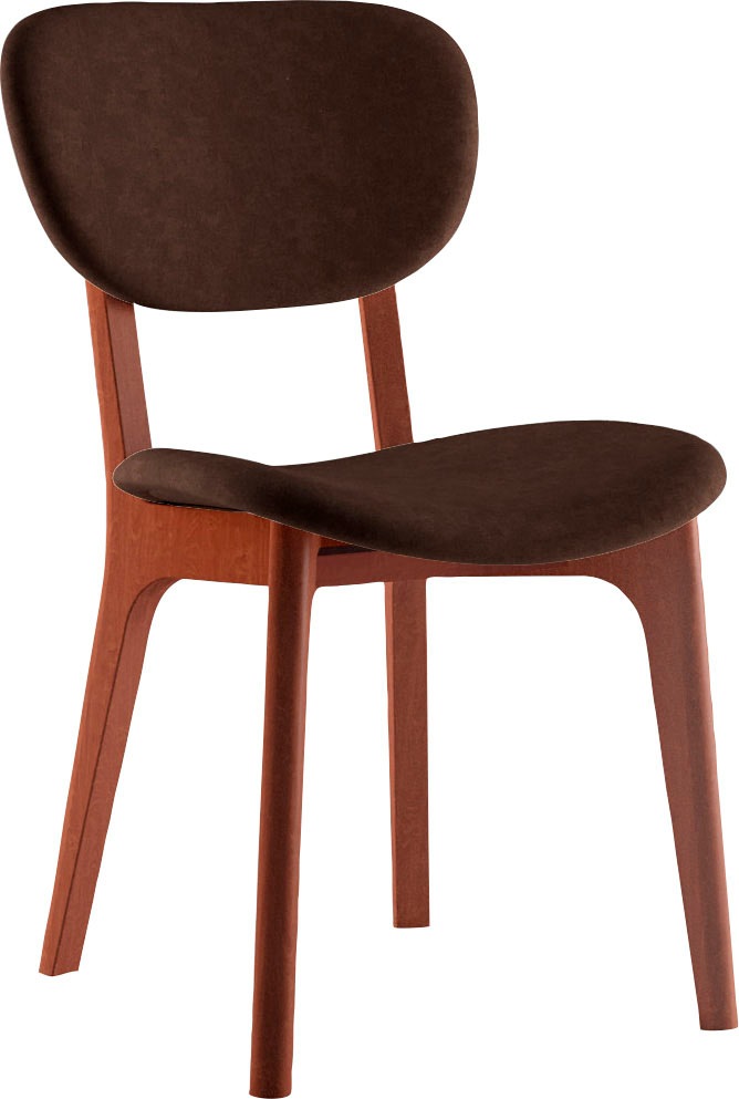 Home affaire Stuhl "COZY Made in Italy" (Set) 2 Stk.Gestell in Buche, Kirsc günstig online kaufen