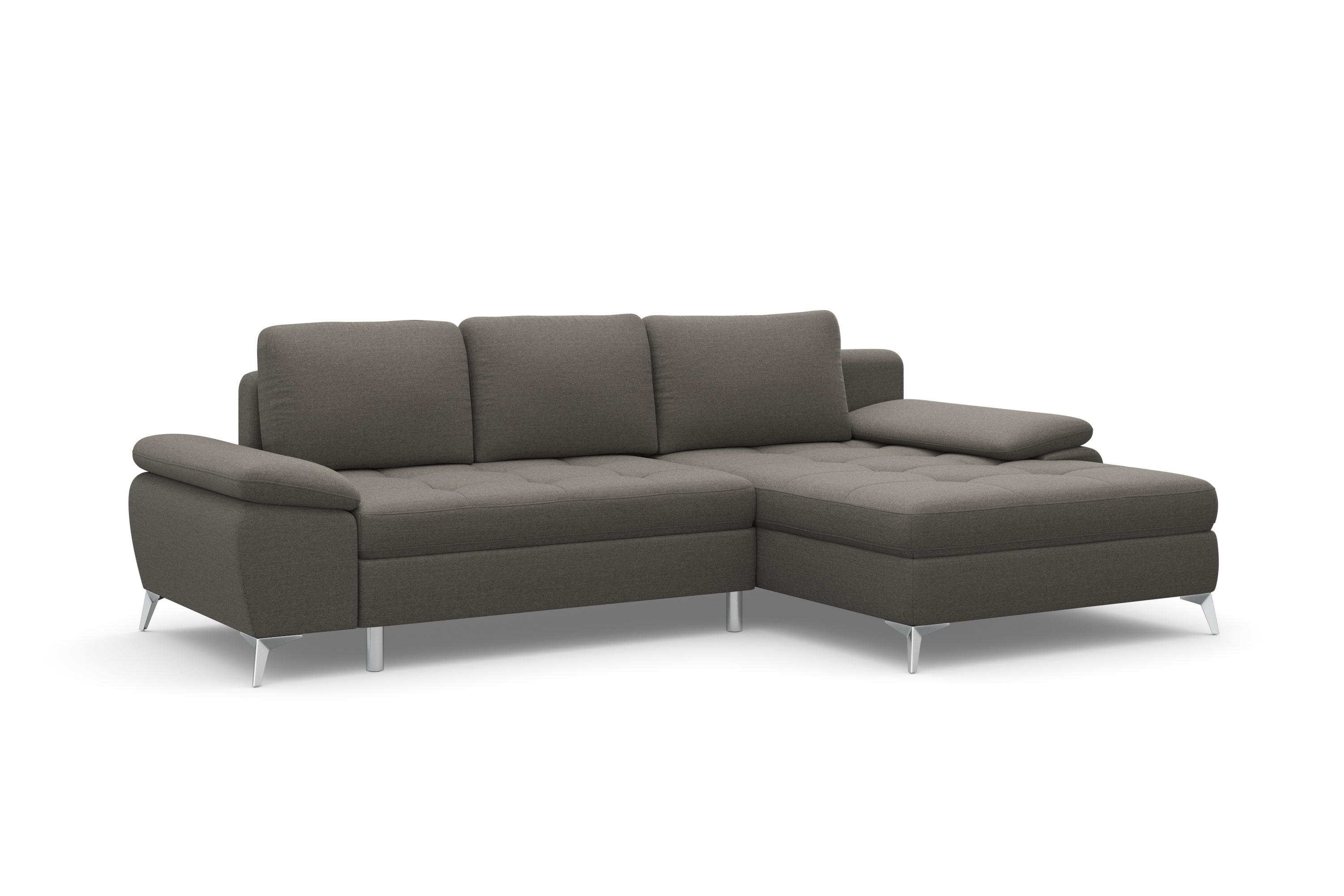 Thumbnail - sit&more Ecksofa "Latigo L-Form" mit Recamiere, wahlweise mit Bettfunktion und Bettkasten