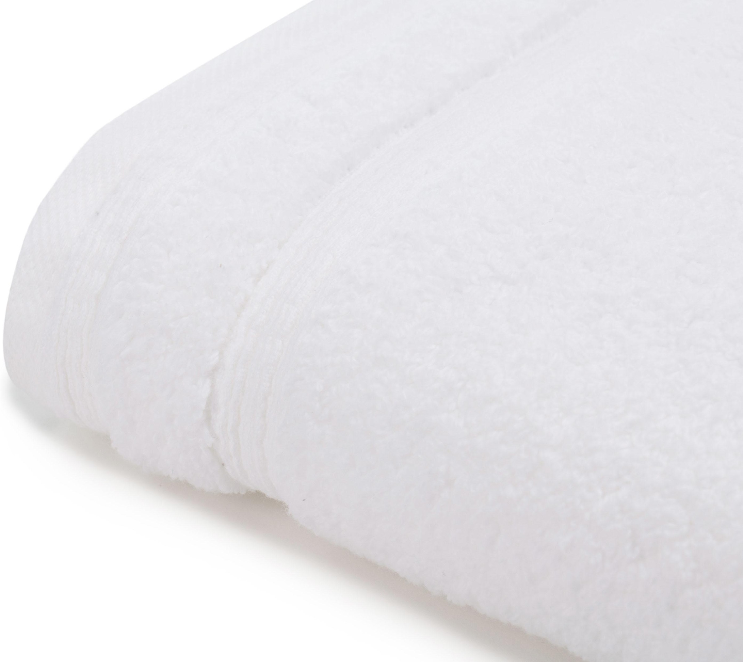 Gözze Handtücher "Monaco" im Set, Uni Farben, mit gewellter Bordüre, reine günstig online kaufen