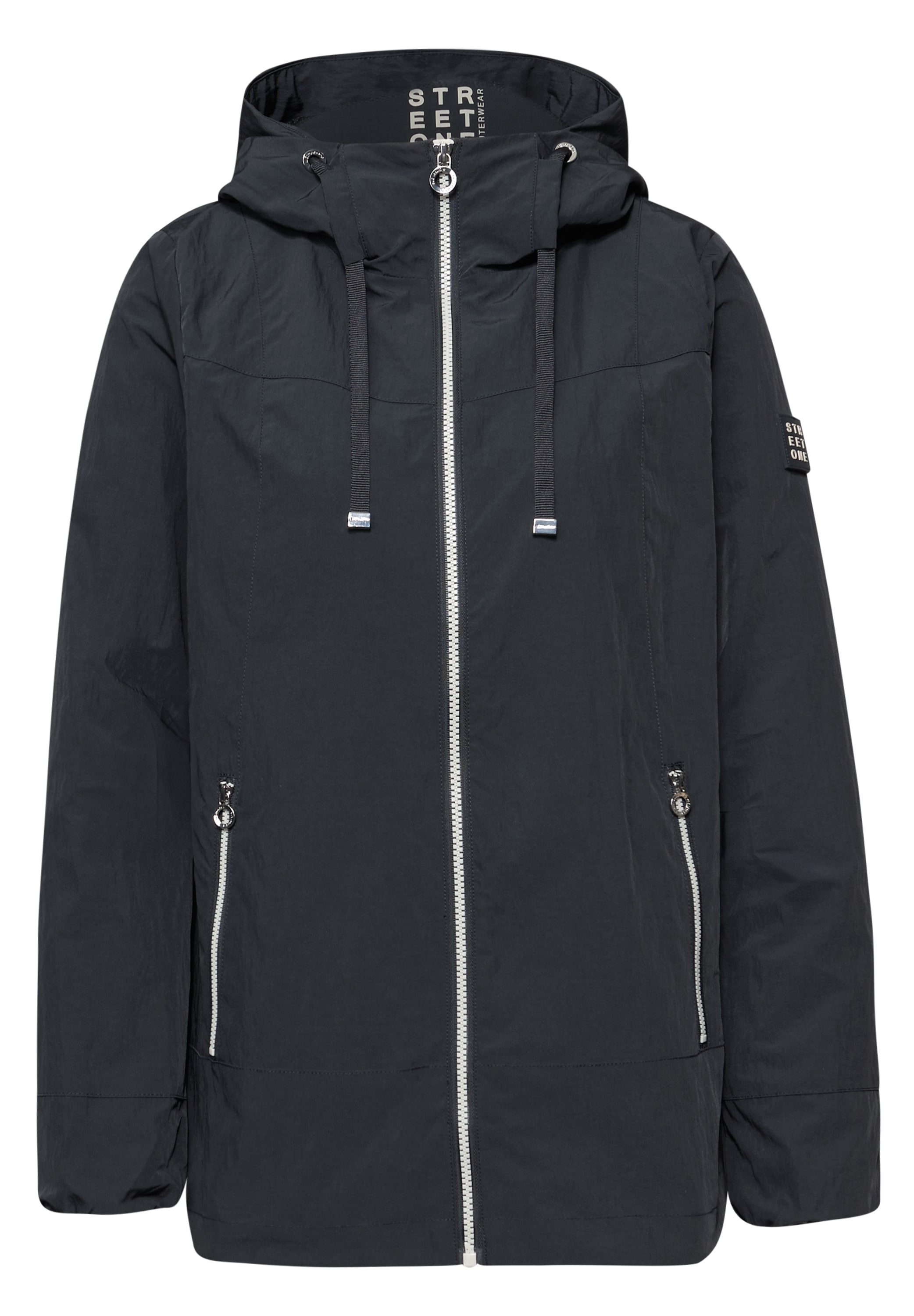 STREET ONE Windbreaker mit Kapuze mit Kapuze mit Tunnelzugband