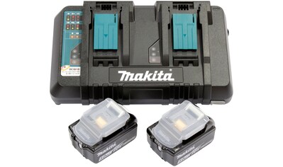 Makita Akku-Ladestation »Power Source Kit Li 18 V 5,0 Ah«, (Set), inklusive 2 x 18 V... kaufen