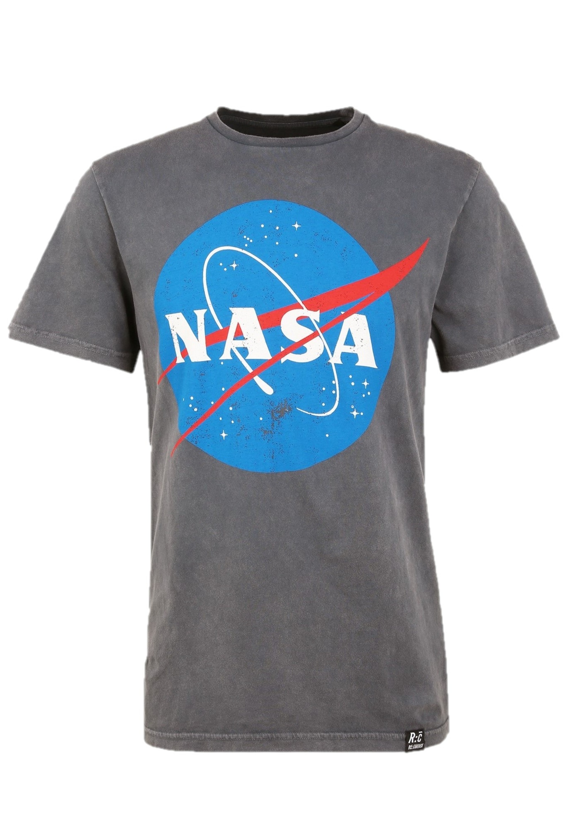 Recovered T-Shirt "NASA Vintage Logo Washed Grey", im zeitlosen Design günstig online kaufen