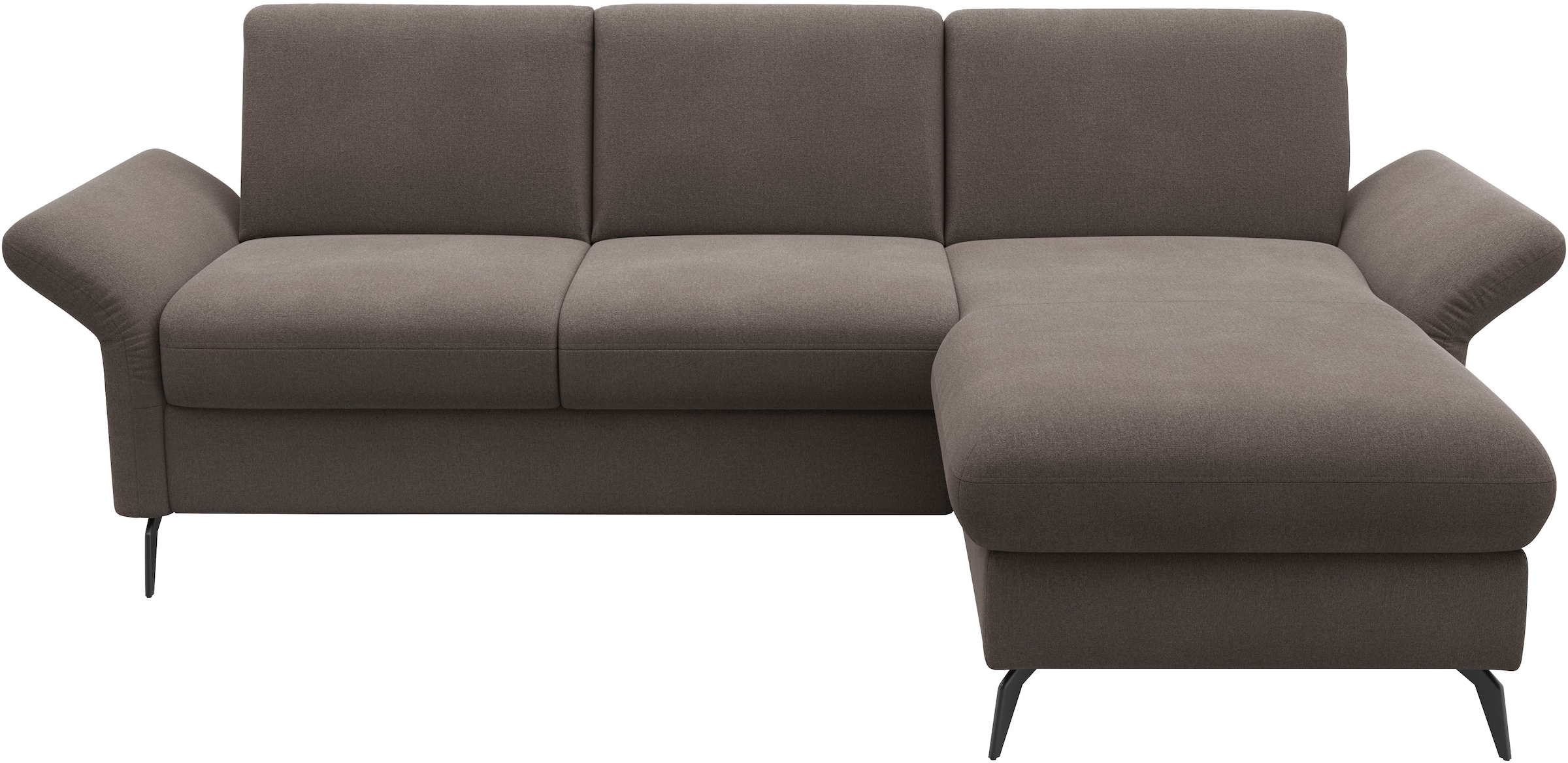 Home affaire Ecksofa »Rochelle«, optional: Armteilverstellung, klappbar, Bettkasen