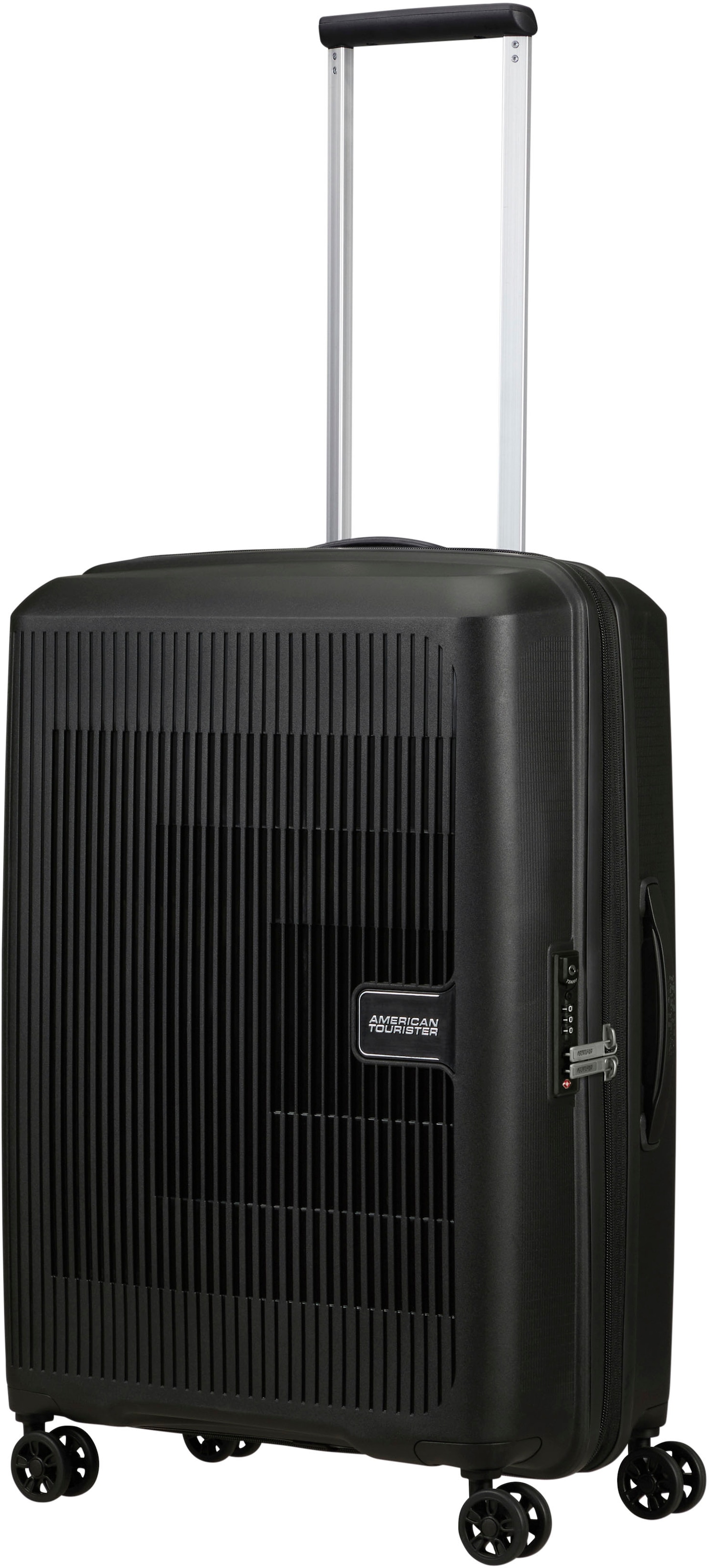 American Tourister Hartschalen-Trolley "AEROSTEP, 67 cm, mit Volumenerweiterung", 4 St. Rollen, Reisekoffer Hartschalenk