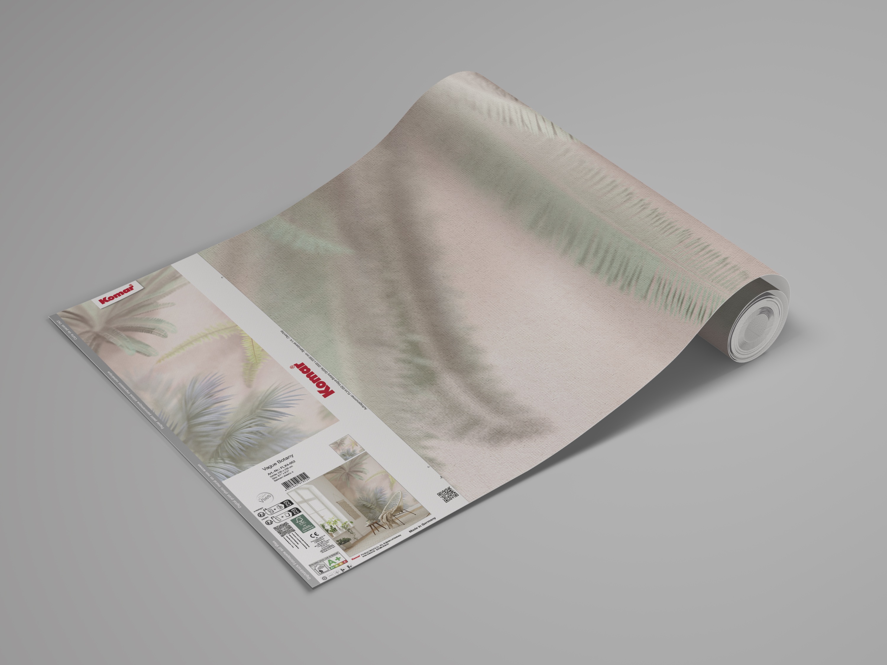 Thumbnail - Komar Fototapete "Komar Vlies Fototapete - Vague Botany - Größe 200 x 250 cm" bedruckt glatt