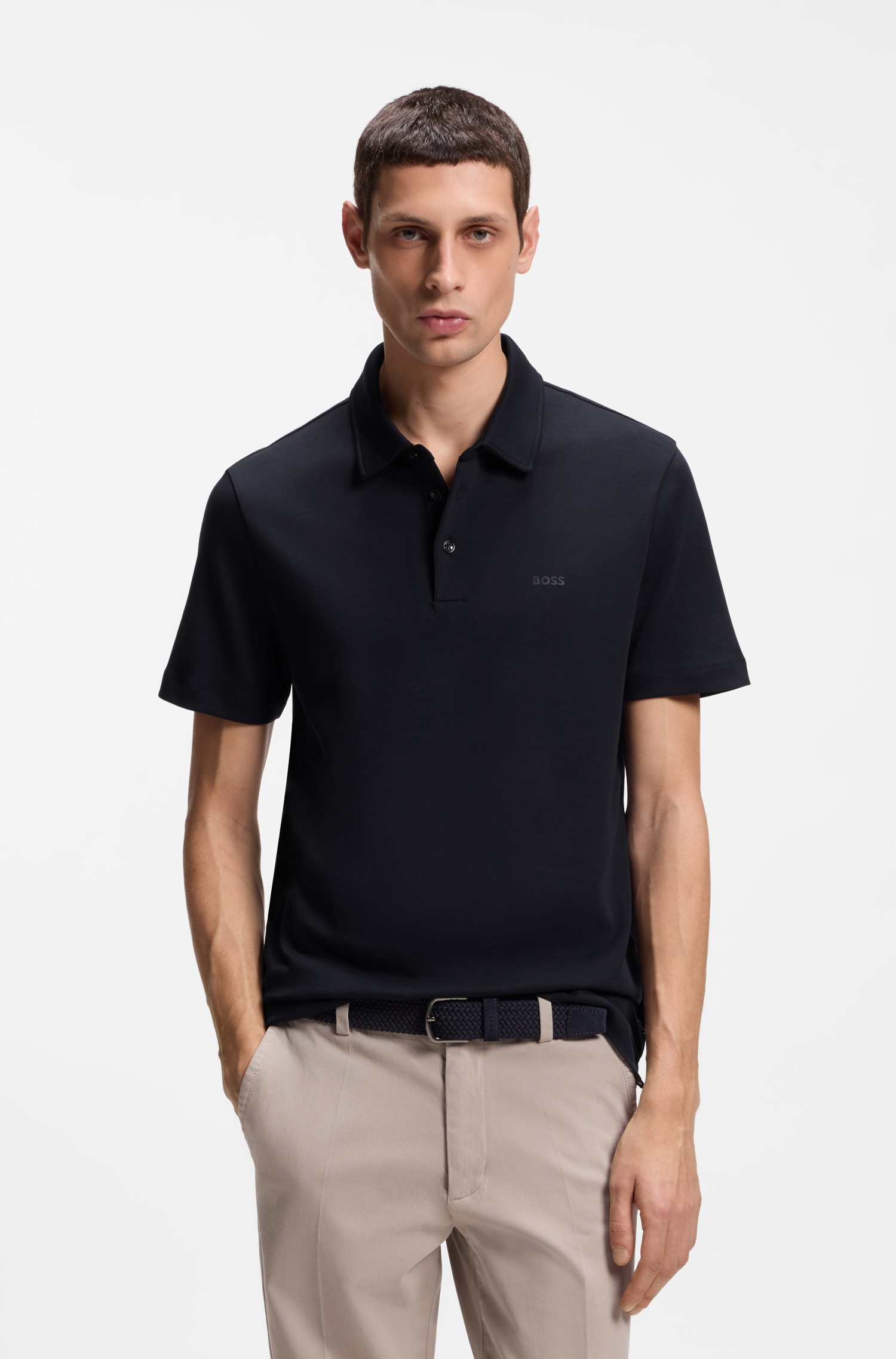 BOSS Poloshirt "Palosh" mit tonalem Logo, slim fit