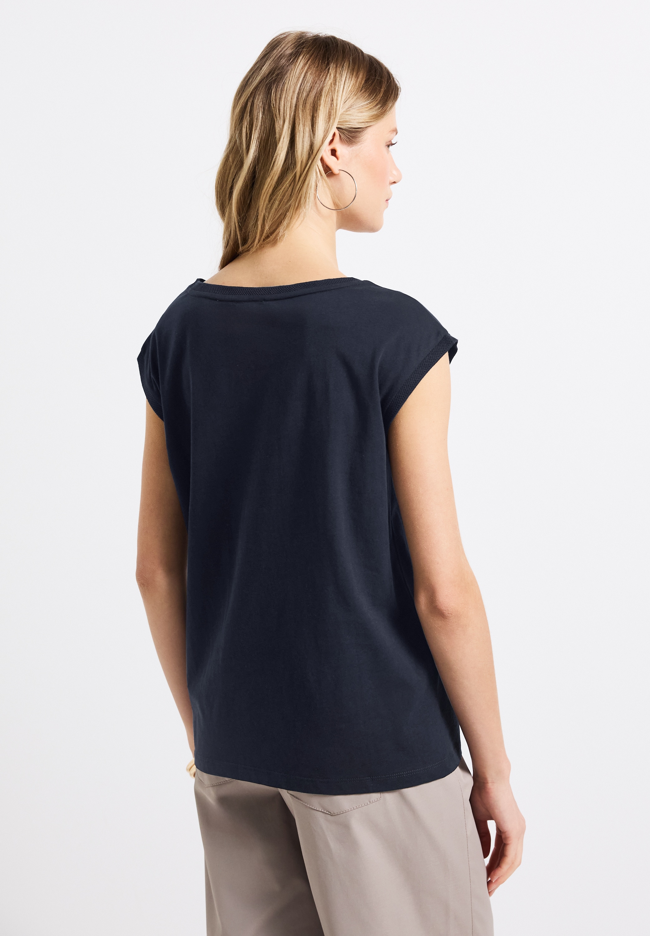 STREET ONE T-Shirt, aus reiner Baumwolle