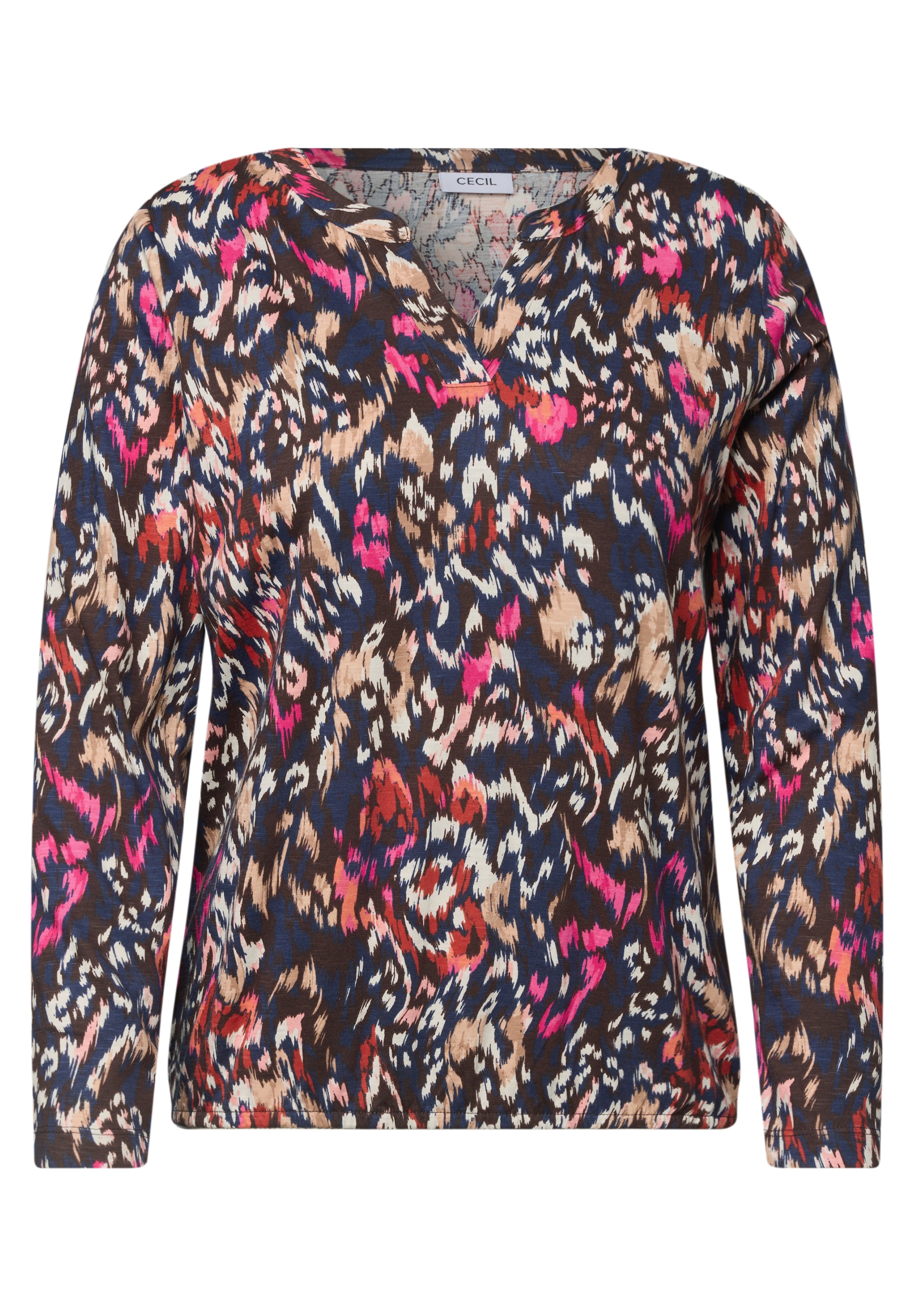 Cecil Langarmshirt aus reiner Baumwolle
