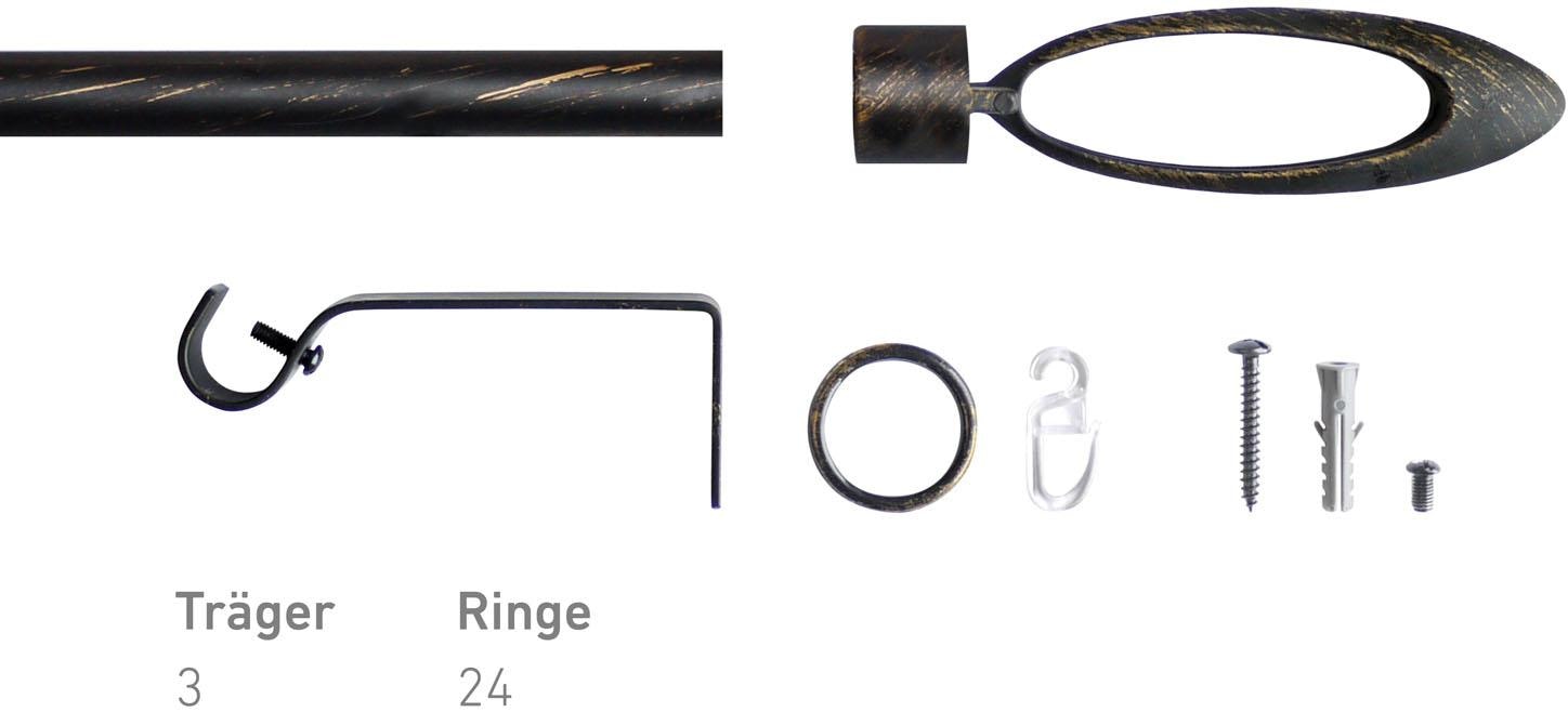 Good Life Gardinenstange "Milena" Ø 13 mm 1 läufig-läufig ausziehbar günstig online kaufen