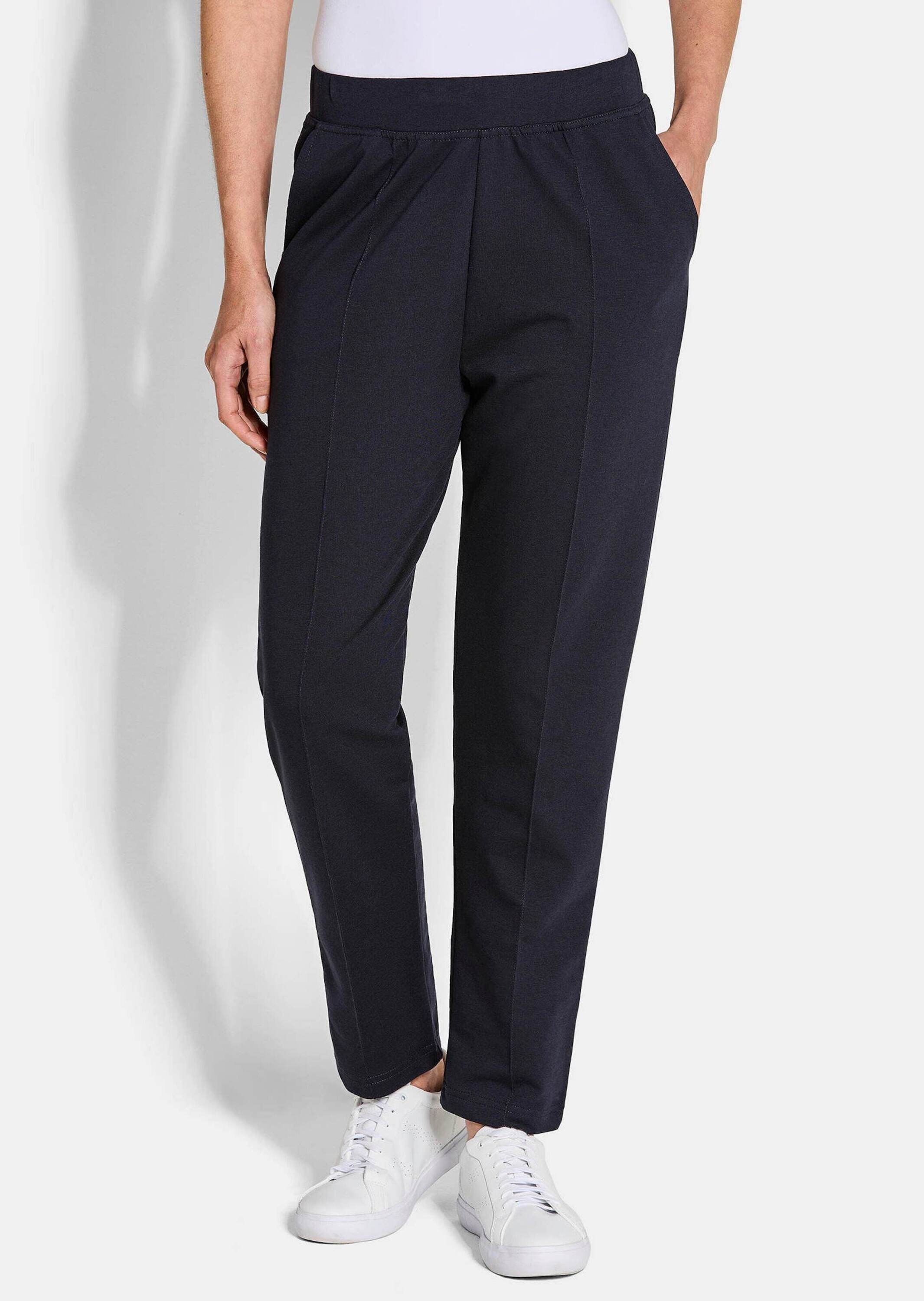 GOLDNER 2-in-1-Hose "Kurzgröße Elastische Jogpants im Doppelpack" günstig online kaufen