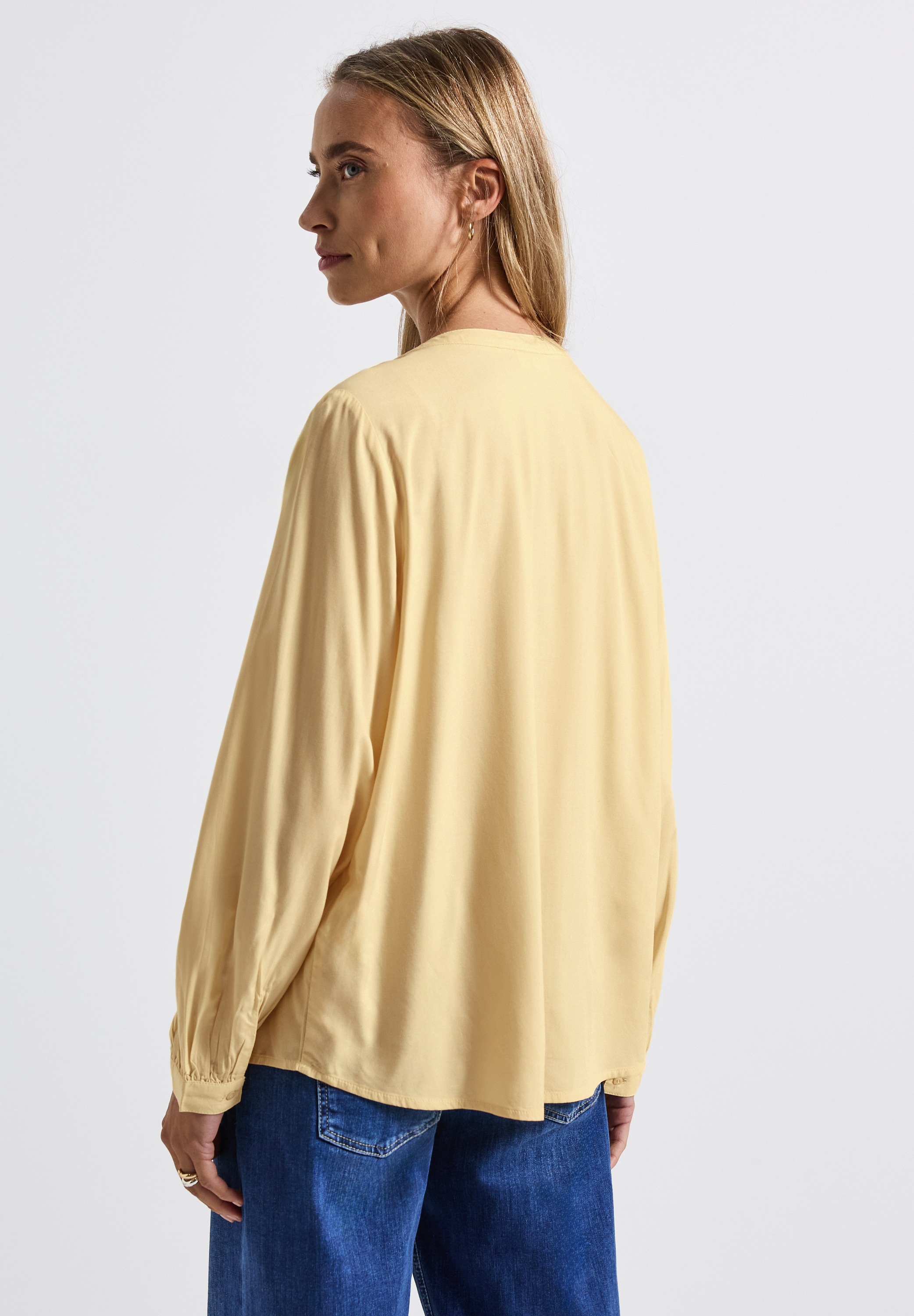 STREET ONE Langarmbluse, aus softer Viskose günstig online kaufen