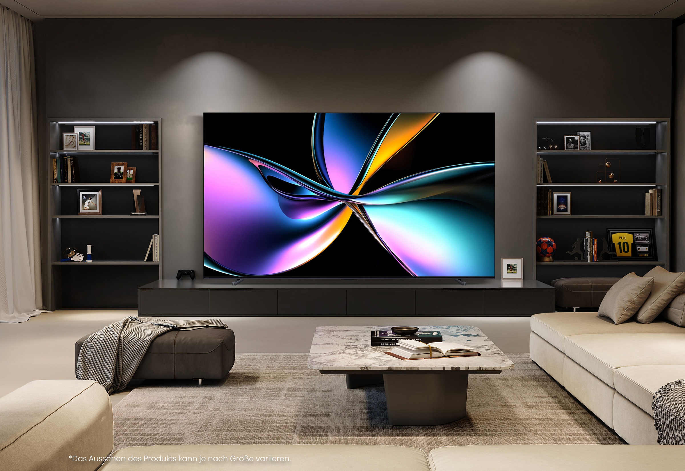 Hisense QLED Mini LED-Fernseher »100U7Q PRO« 253 cm/100 ″ Smart-TV 4K UHD MiniLED Smart TV