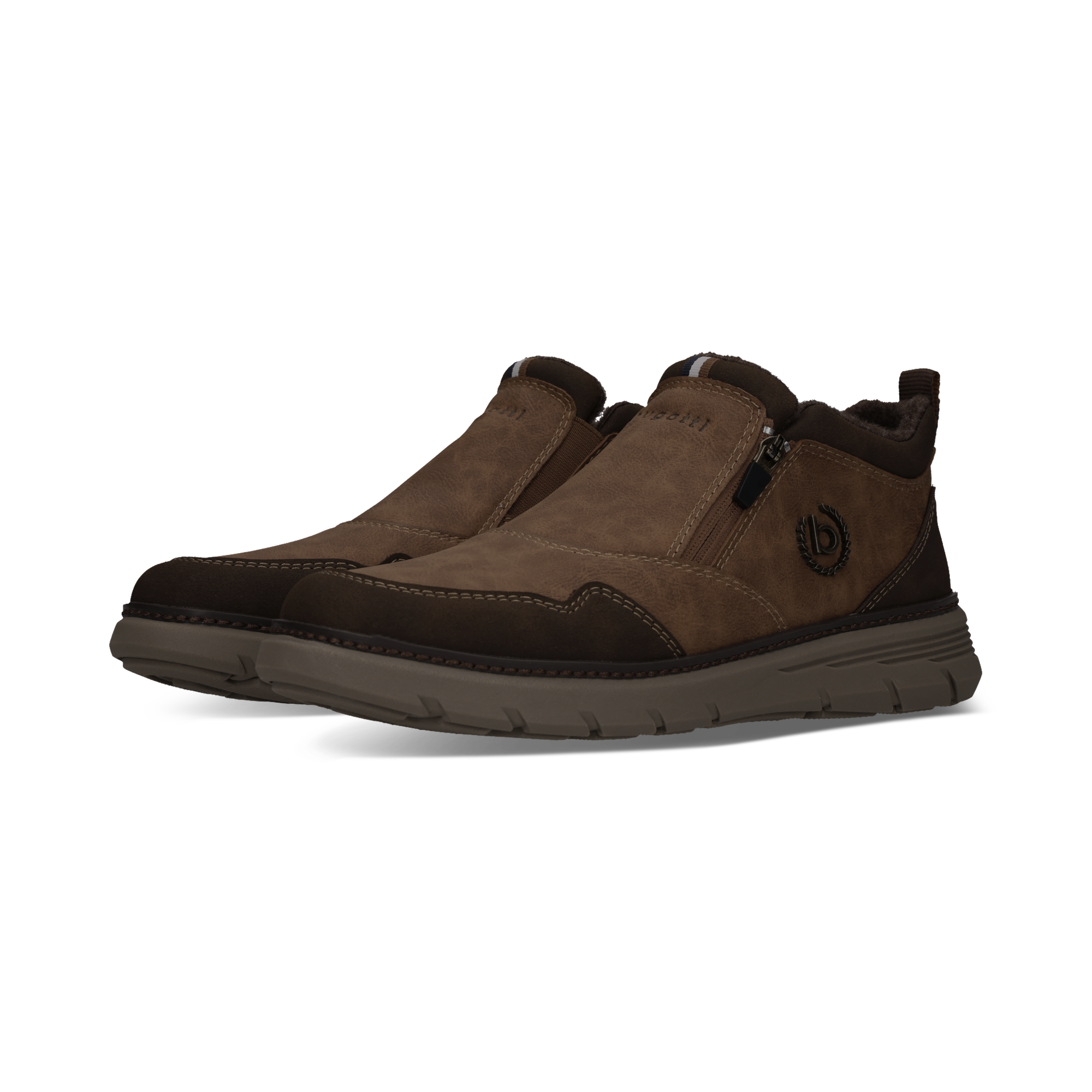 bugatti Slip-On Sneaker  Stiefelette, Boots, High-Top-Sneaker mit Reißverschluss