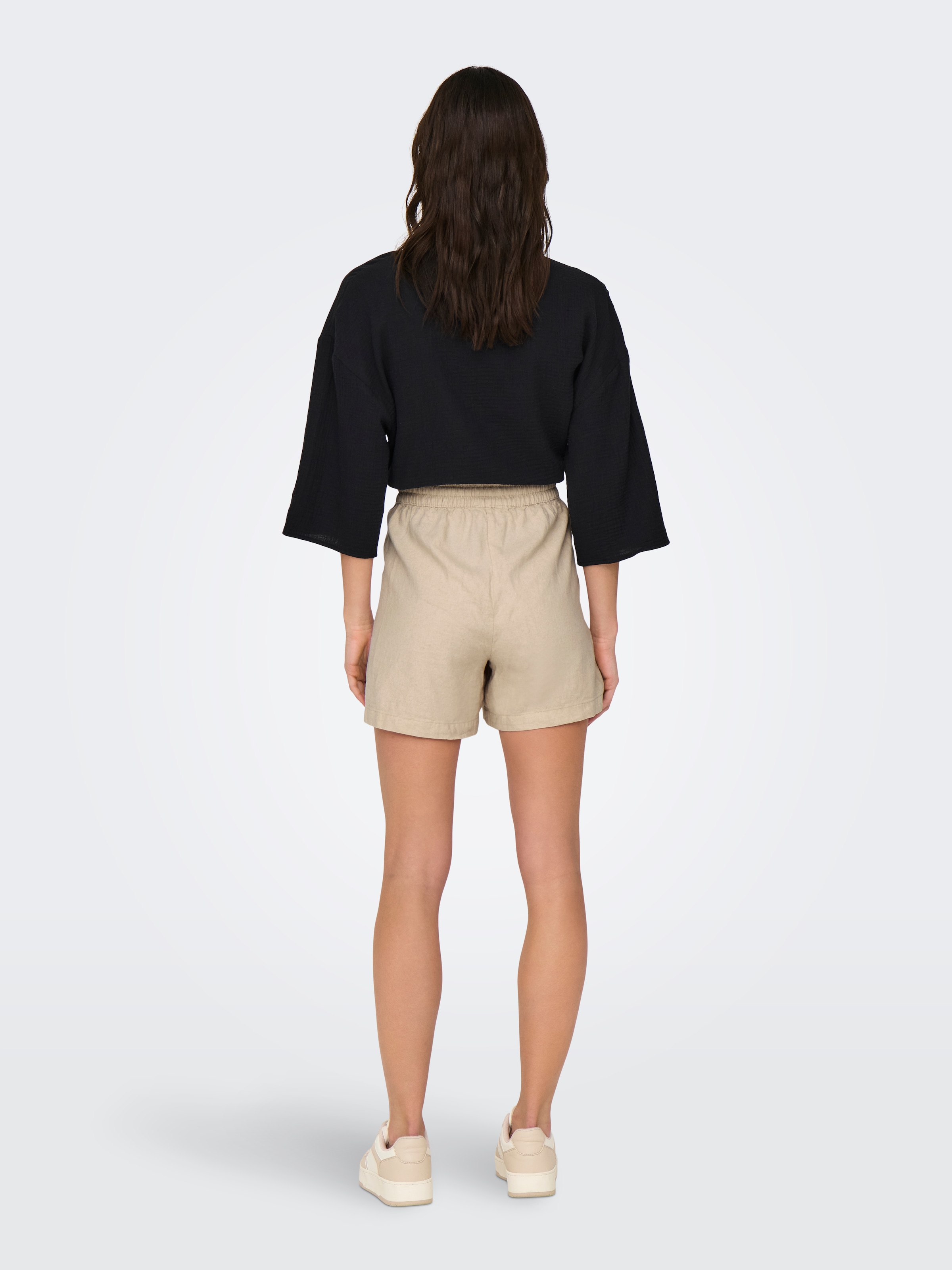 JDY Shorts »JDYSAY HW LINEN STRING SHORTS WVN DIA«