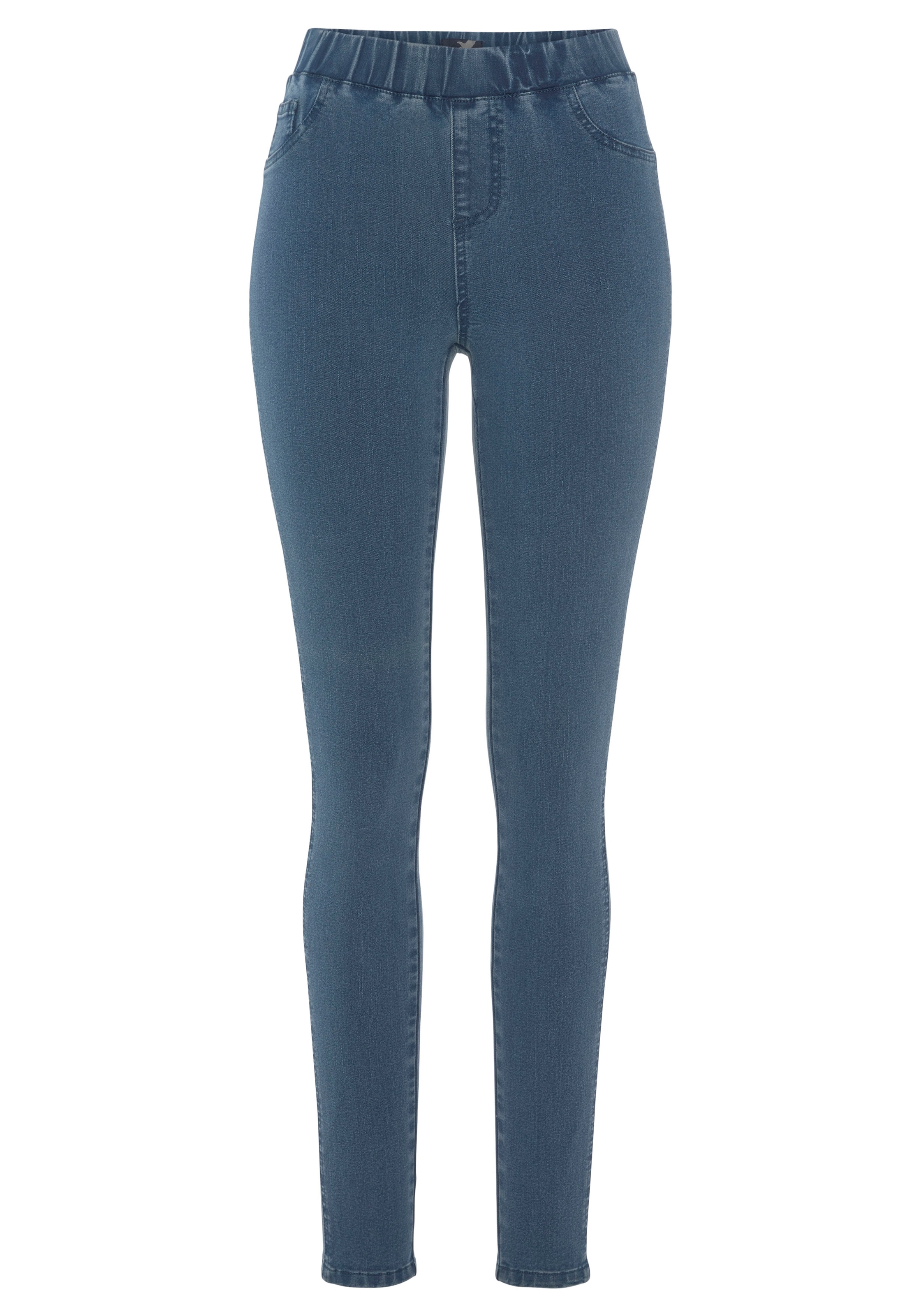 Arizona Jeansjeggings »360 Grad Elastisch«, extra-eng geschnittene Beinform, hohe Leibhöhe