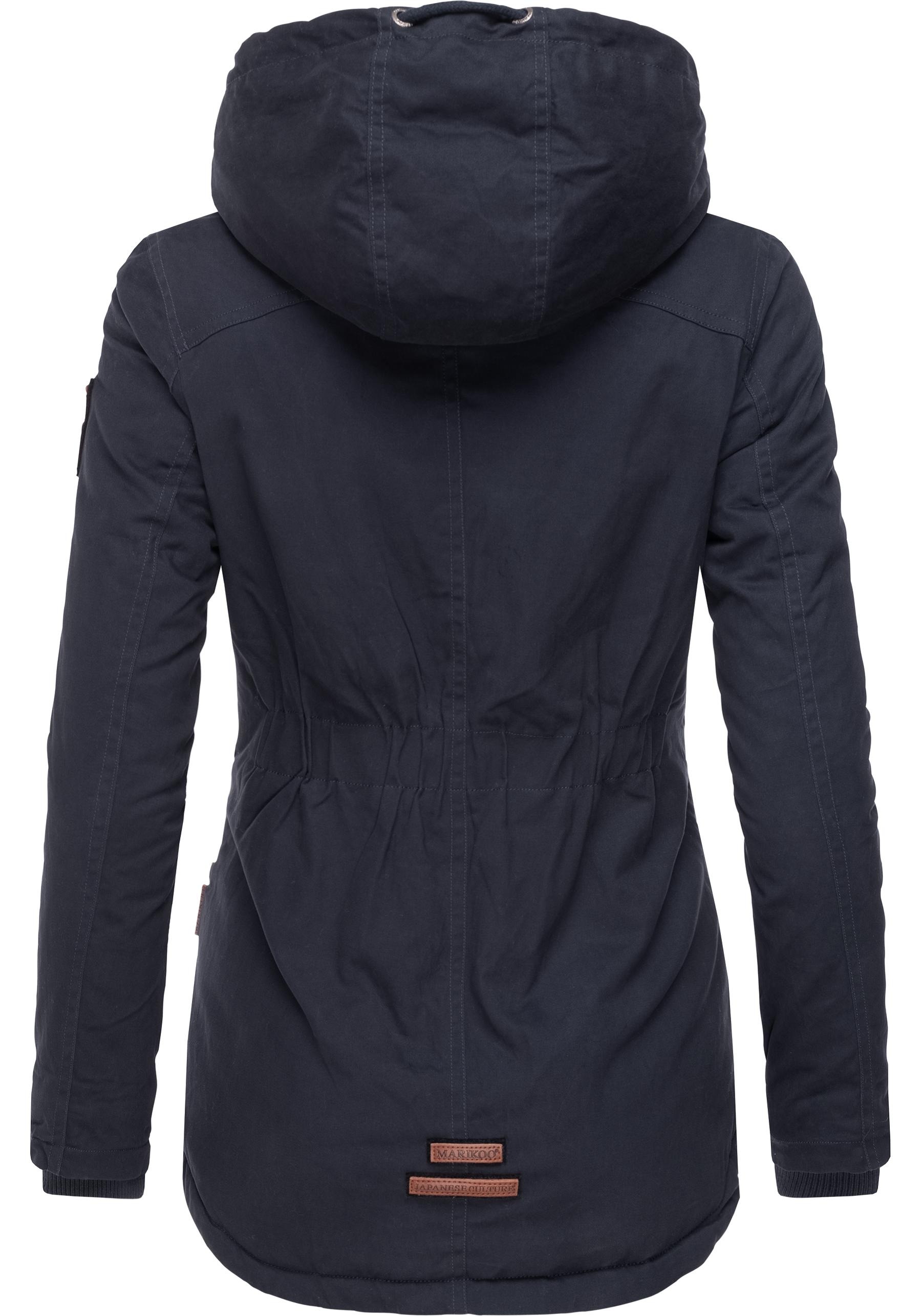Thumbnail - Marikoo Winterjacke "Bikoo", mit Kapuze, sportliche Damen Outdoor Baumwolljacke mit Kapuze