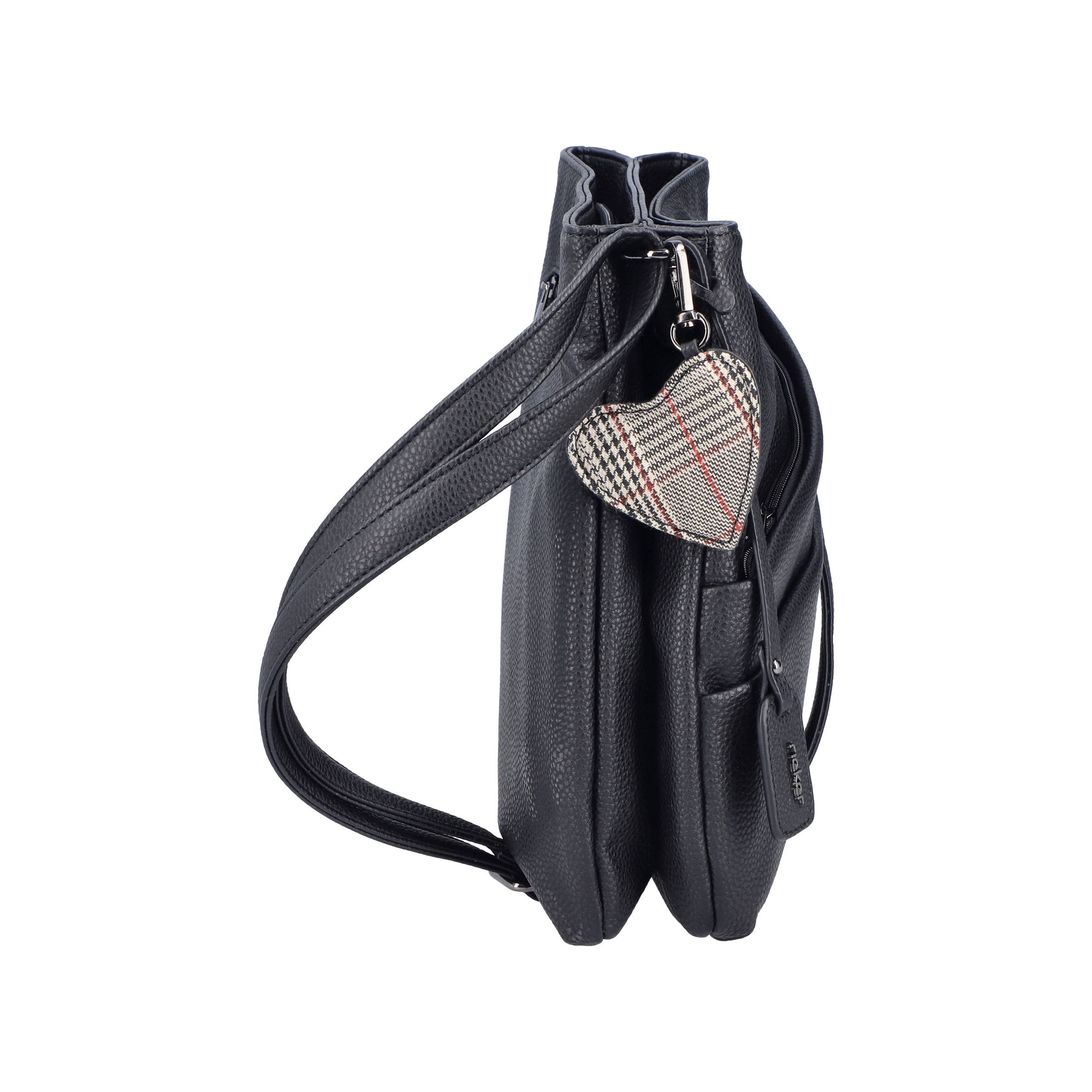 Rieker Umhängetasche, Schultertasche, Damen Handtasche mit zwei Hauptfächern